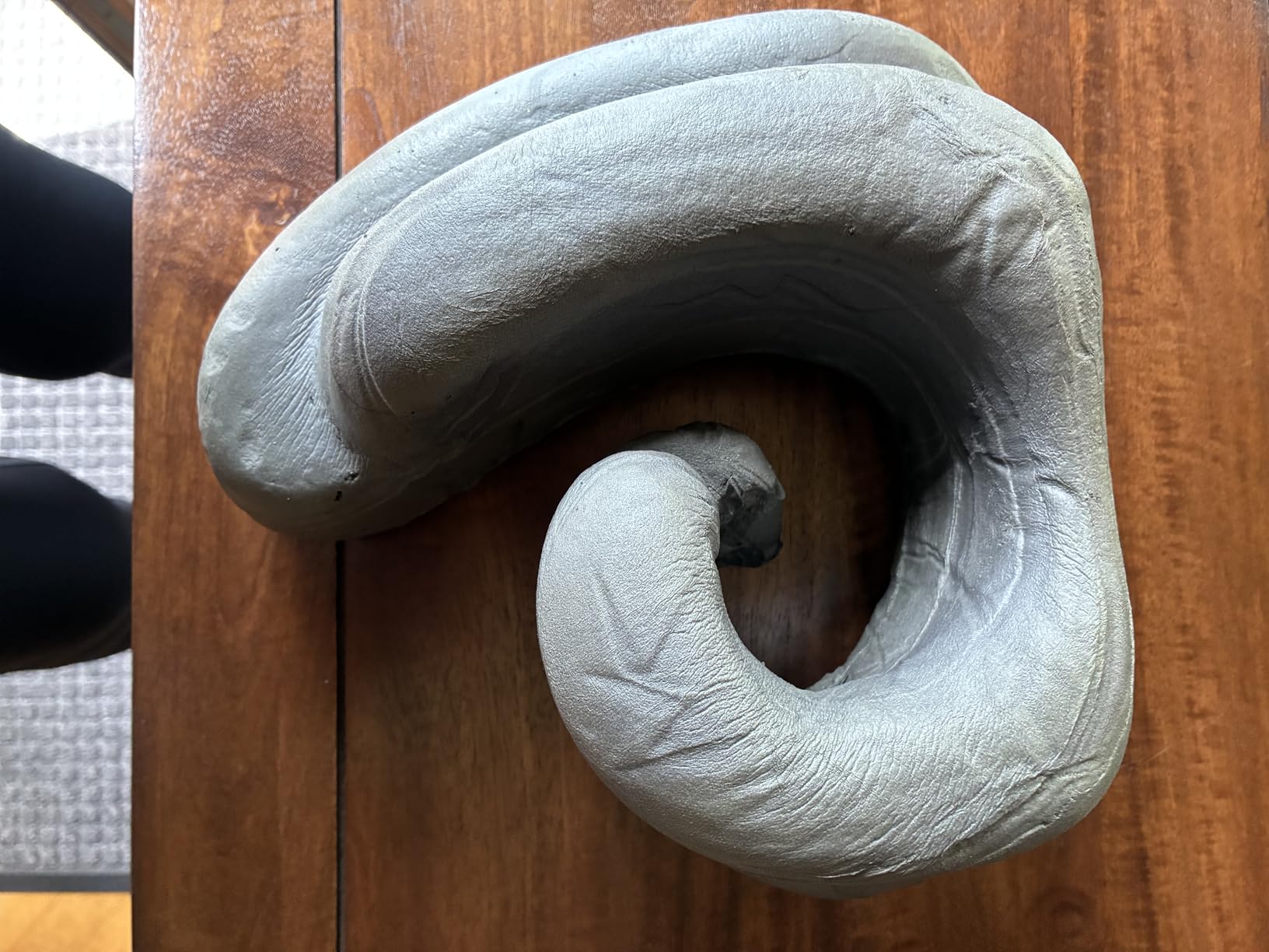 Cabeau Evolution S3 Travel Pillow - Memory Foam Neck Pillow for Airplane and Long Flights with Seat Straps for Head and Neck Support, 360 Degree Support (Steel Grey) customer photo 2