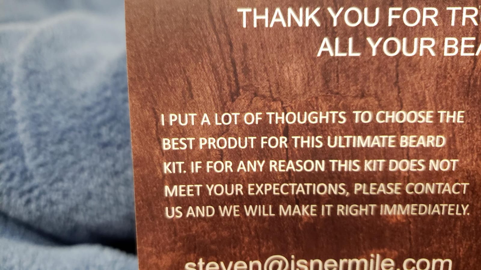 Beard Kit Birthday Gifts for Men Grooming & Care w/ Wash, Brush, Balm, Comb | Conditioner & Oils, Straight Razor, Christmas Stocking Stuffer Valentines Fathers Gifts Basket for Dad Him Boyfriend Husband customer photo 2