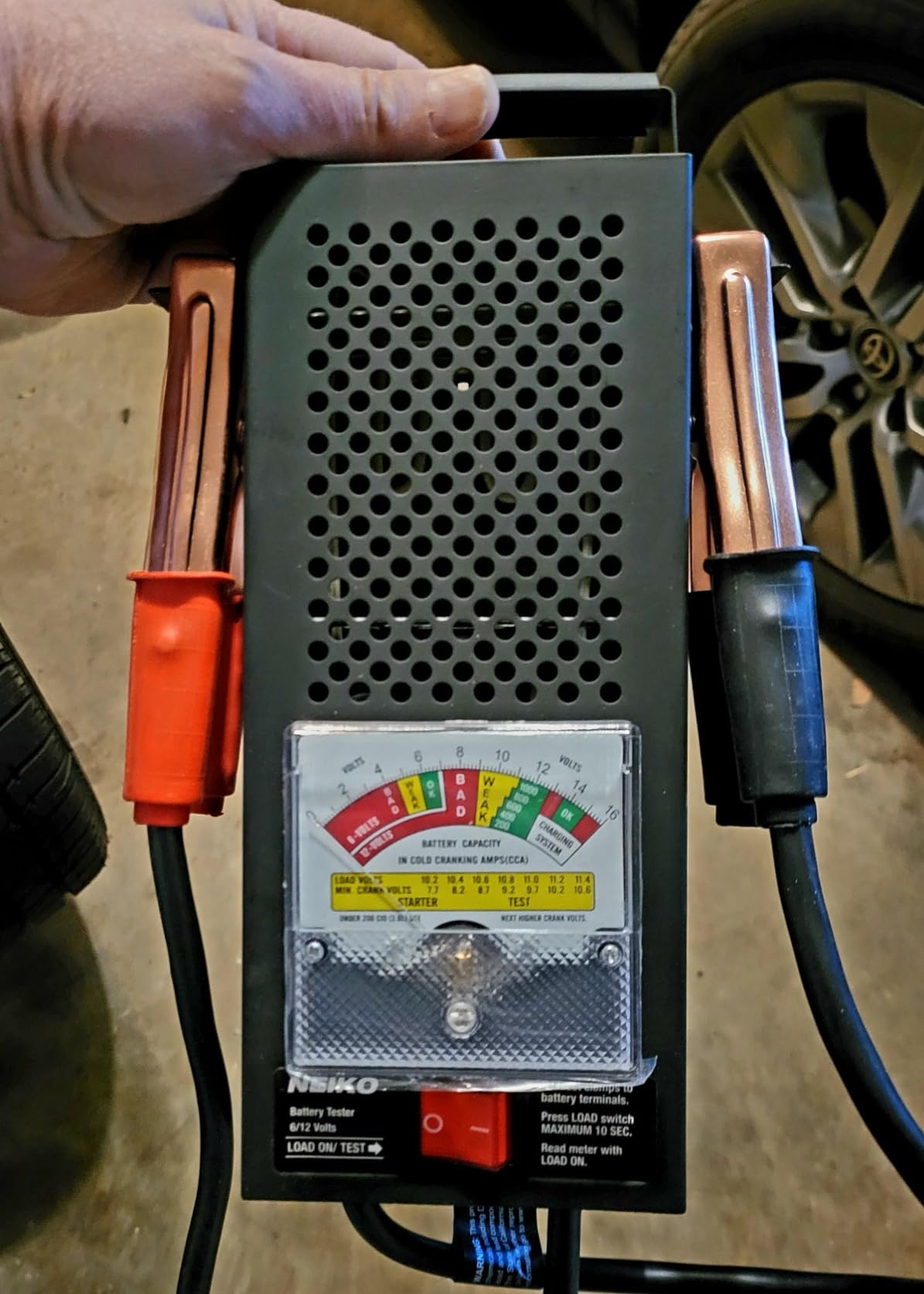 NEIKO 40510A Car Battery Tester | 100 AMP 6 and 12 Volt Automotive Load Checker | CCA Analyzer customer photo 1