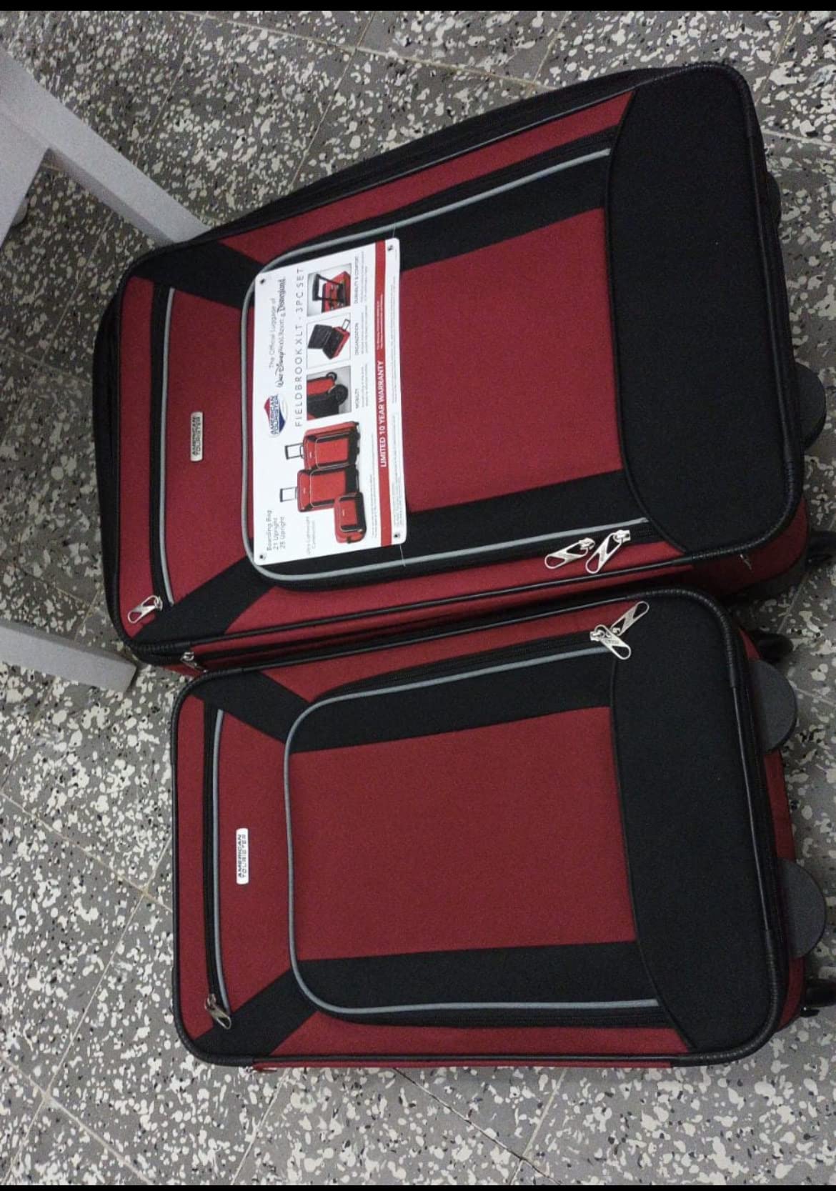 American Tourister Fieldbrook XLT Softside Upright Luggage, Navy, 3-Piece Set (BB/21/25) customer photo 2