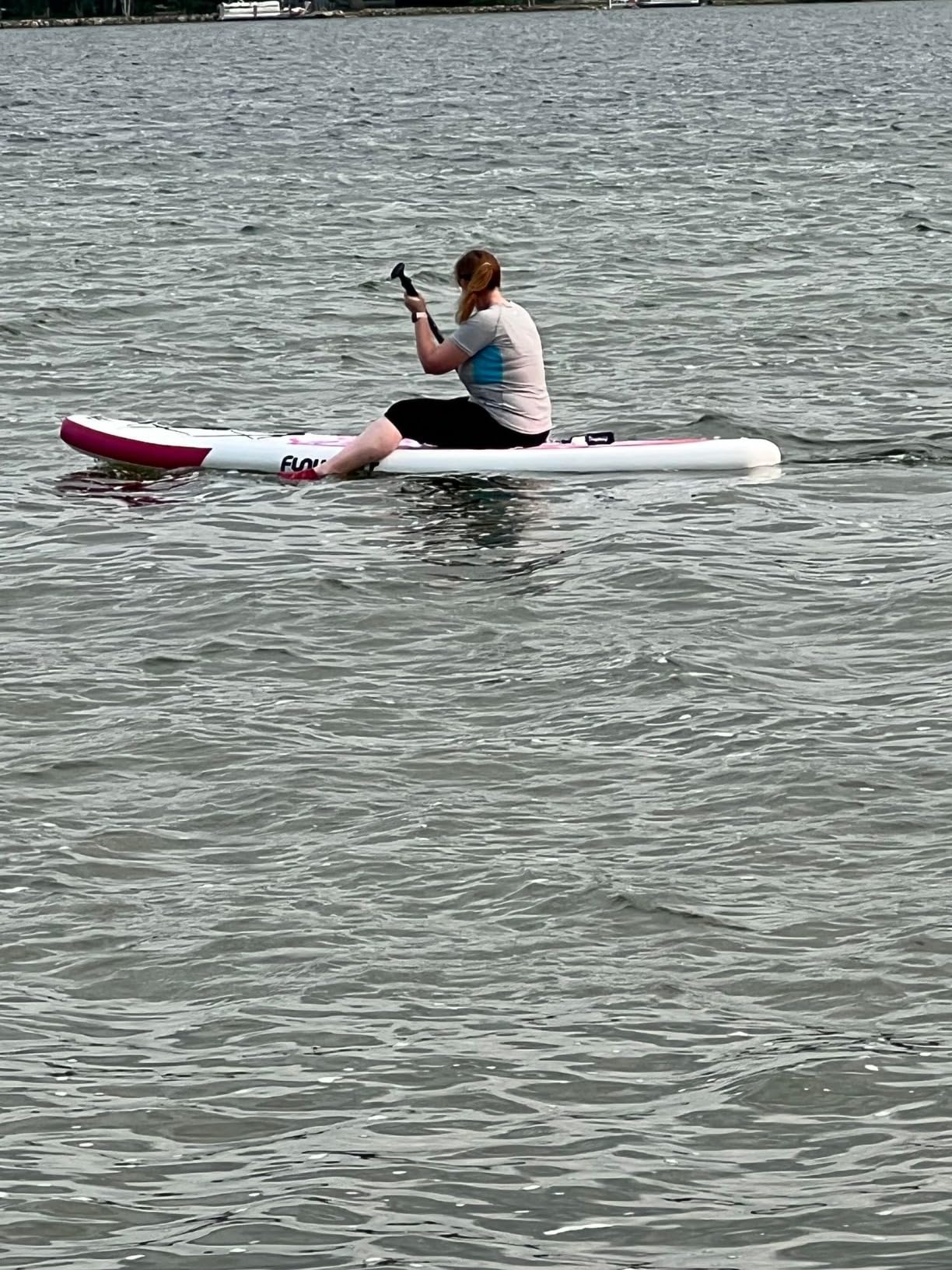 FunWater Inflatable Ultra-Light Stand Up Paddle Board for All Skill Levels with Premium SUP Paddleboard Accessories,Non-Slip Comfort Deck for Youth & Adults customer photo 2