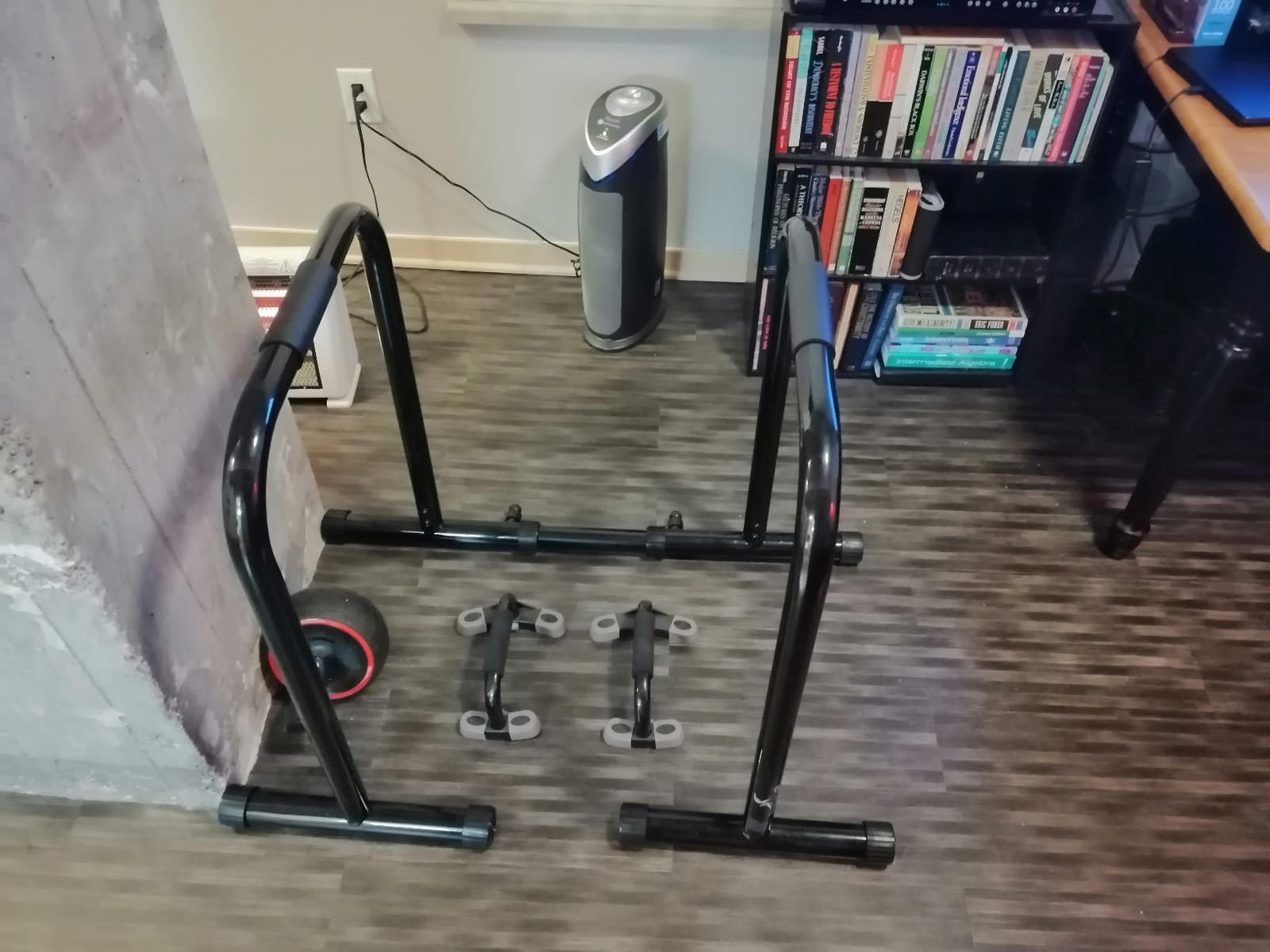 ProsourceFit Dip Stand Station, Heavy Duty Ultimate Body Press Bar with Safety Connector for Tricep Dips customer photo 1