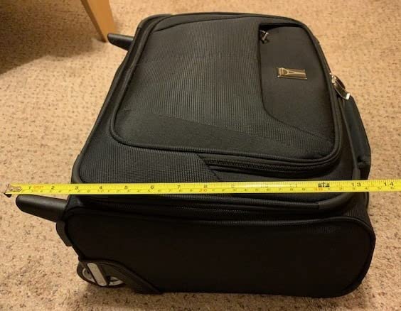 Travelpro Maxlite 5 Softside Lightweight Rolling Underseat Tote Upright 2 Wheel Bag, Men and Women, 14-Inch - Black customer photo 1