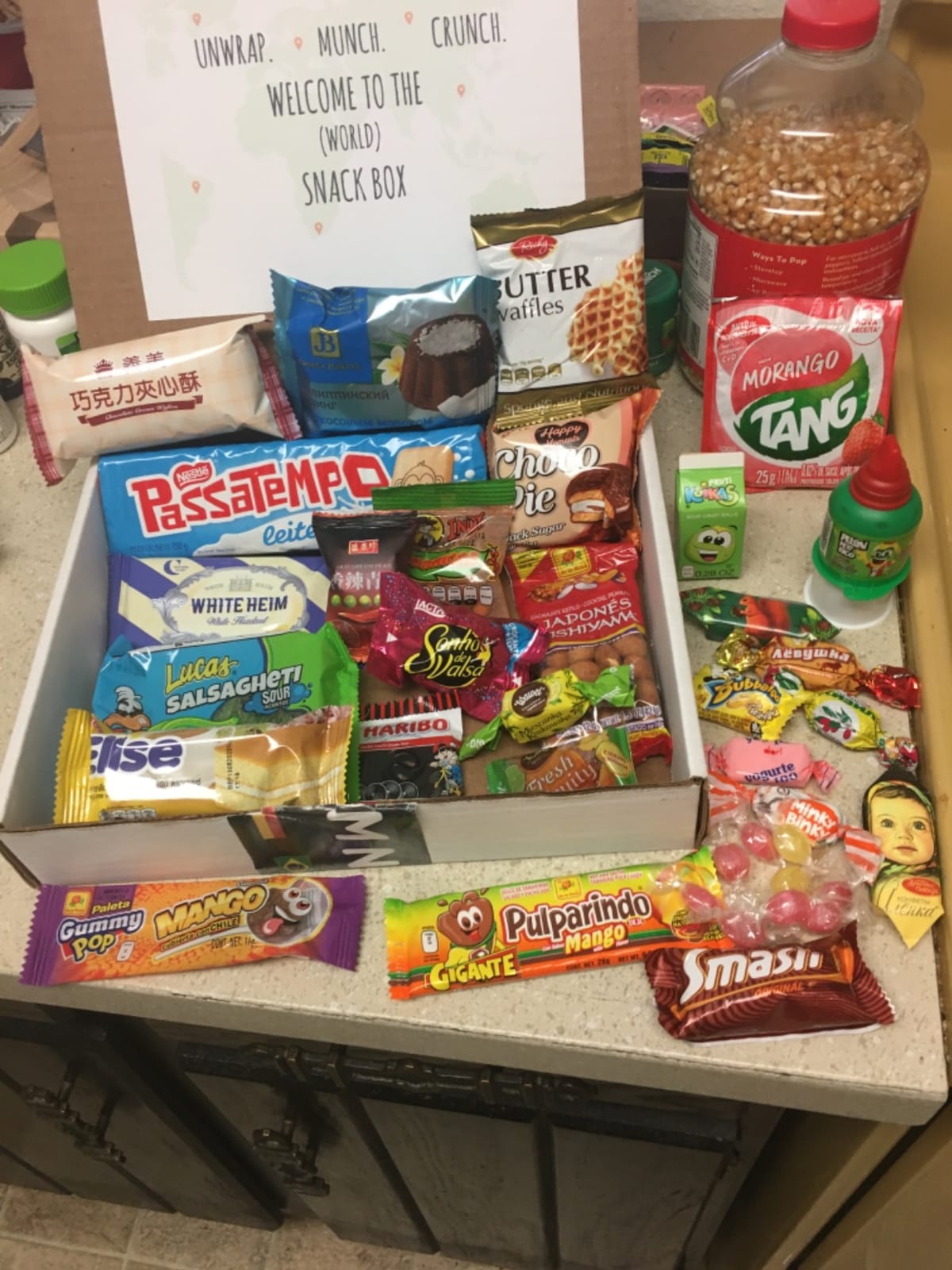 Elite World Snack Sampler Box - 30+ Foreign snacks and global candies - Huge Assortment of Asian Snacks, European Treats, Central American Candy and more - Gift Care Package customer photo 1