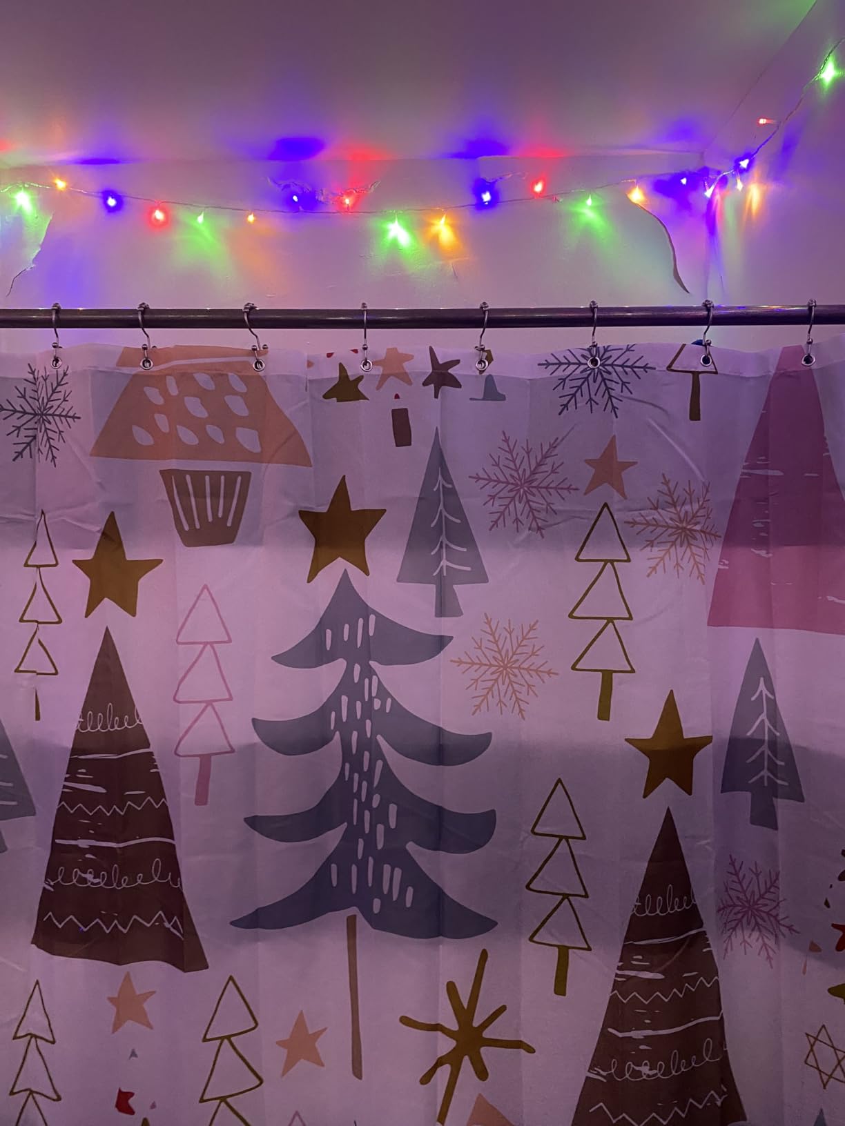 JMEXSUSS 100 LED String Lights Indoor Bedroom Warm White Christmas Lights | 8 Modes Plug in Classroom Lights, 33 ft Connectable Room Fairy Twinkle Light Outdoor for Mirror Room Home Garden Xmas Tree customer photo 2