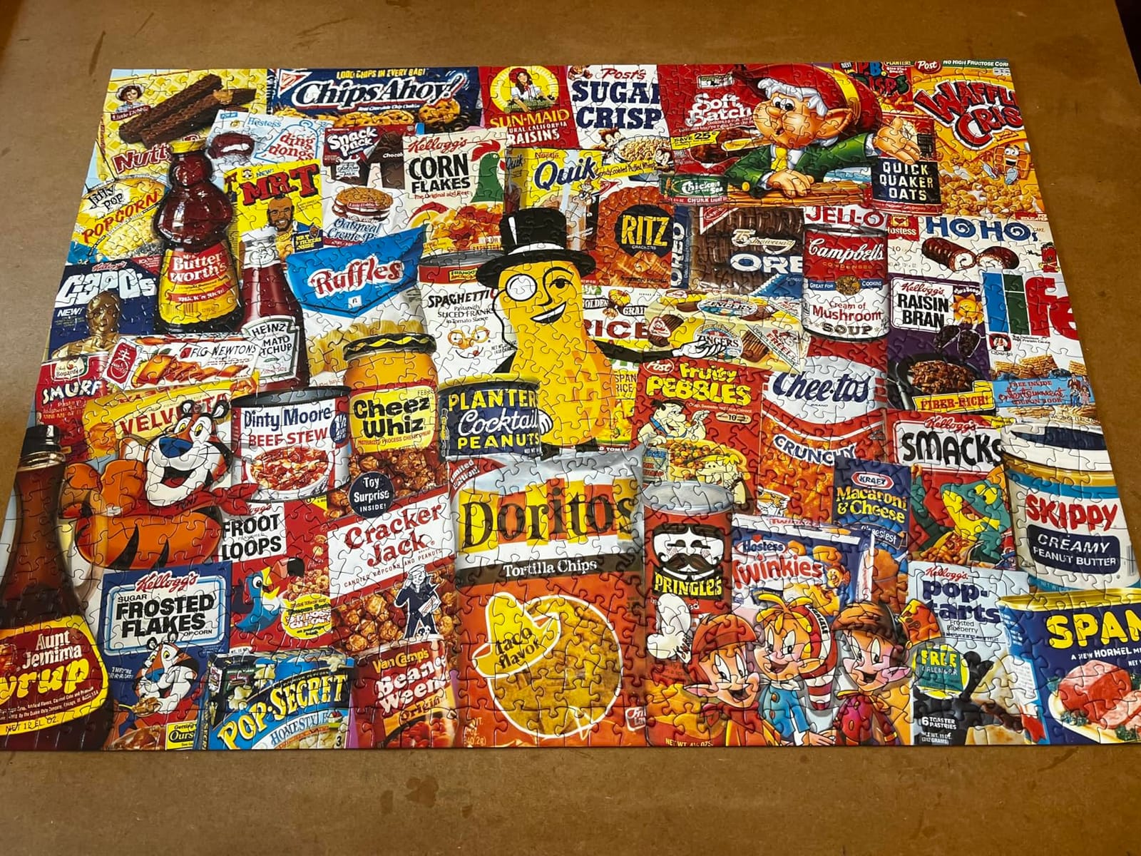 MasterPieces 1000 Piece Jigsaw Puzzle - Mom's Pantry | Vintage Kitchen Art with random cut pieces, matte finish, poster, recycled board customer photo 1