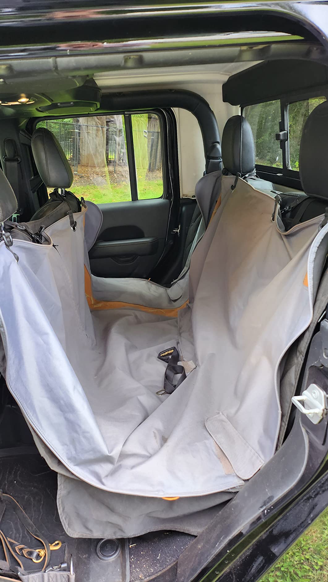 Rover Extended Hammock Seat Cover, Charcoal, 63