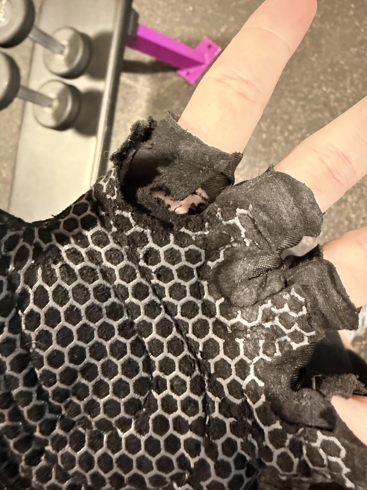 ihuan Ventilated Weight Lifting Gym Workout Gloves with Wrist Wrap Support for Men & Women, Full Palm Protection customer photo 2