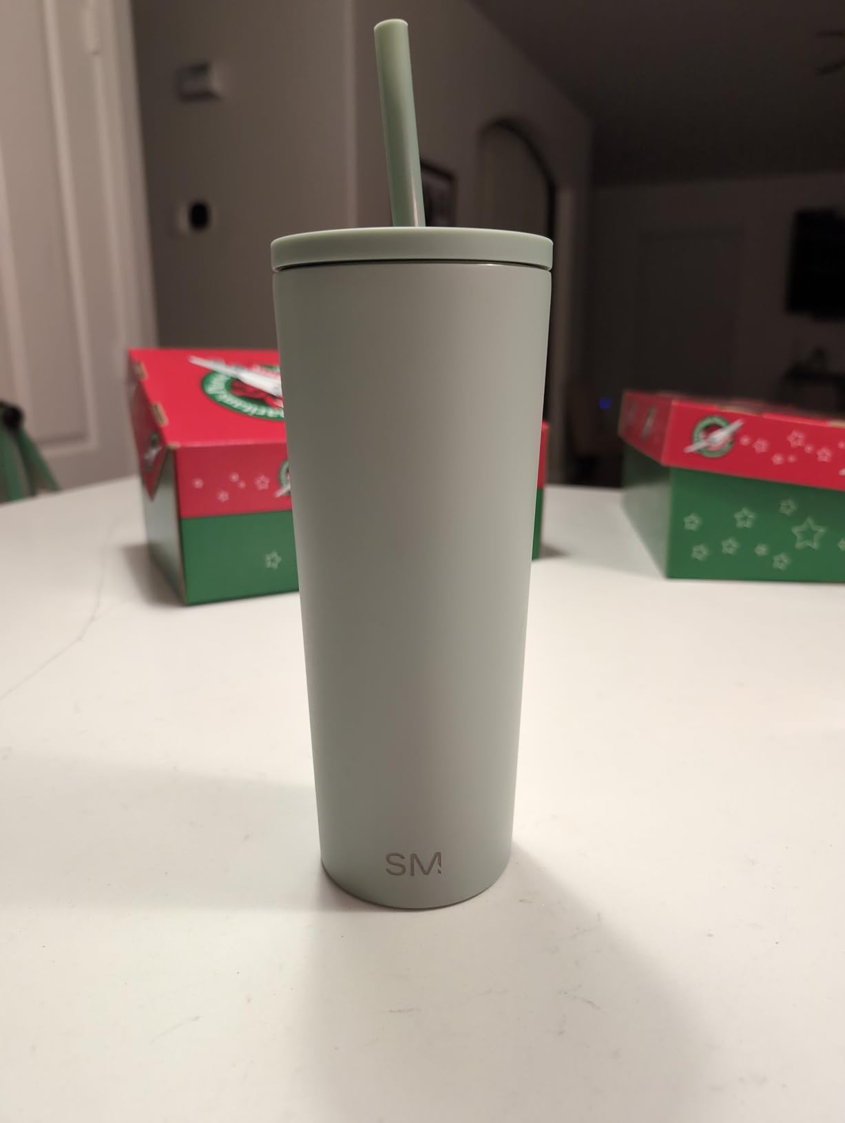 Simple Modern Classic Tumbler with Straw Lid | Insulated Iced Coffee Cup Reusable Stainless Steel Water Bottle Travel Mug | Gifts for Women Men Her Him | 24oz | Midnight Black customer photo 2