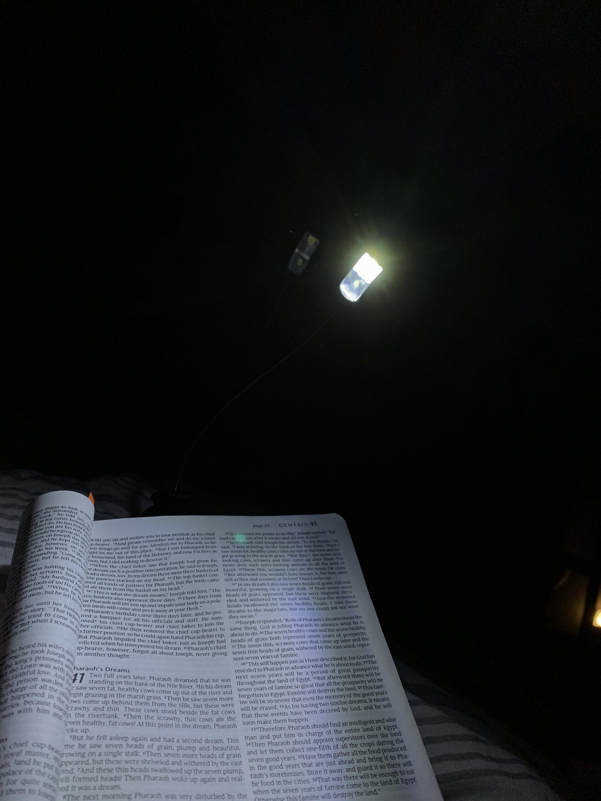 Music Stand Light, 1/2/4/10 Pack Clip on LED Book Lights, USB and AAA Battery Operated, Reading Lamp in Bed, 4 Brightness Levels, Ideal for Musician, Piano Player, Sheet Music, Travel (Dual Arm) customer photo 1