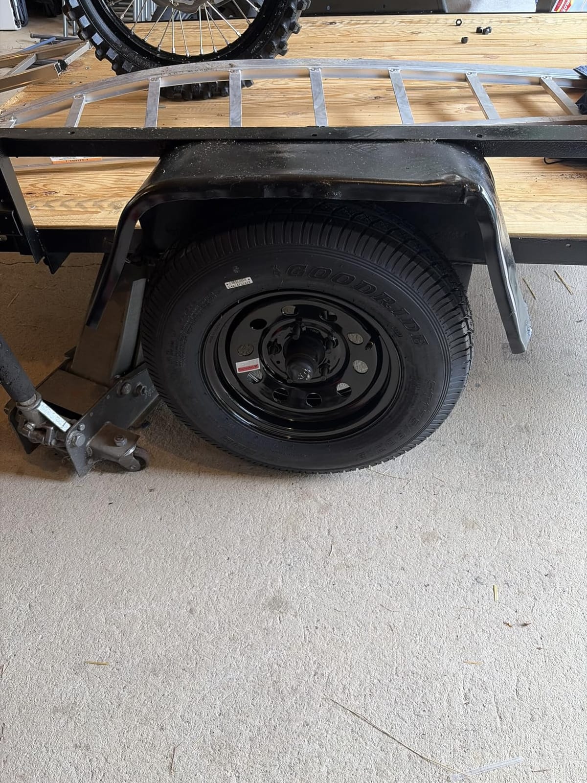 eCustomrim 2-Pack Trailer Tire Rim Assembly ST175/80D13 Load Range C | 13 Inch 6 Ply Tires, 5 Lug On 4.5 Inch Center Black Wheel For Utility Cargo Trailers customer photo 1