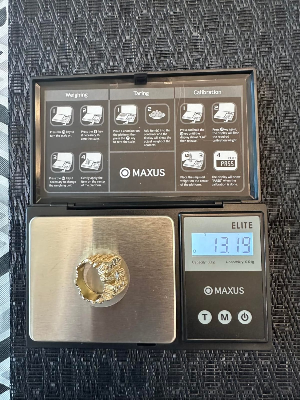 MAXUS Digital Pocket Gram Scale 500g x 0.01g High Precision with Tray customer photo 1