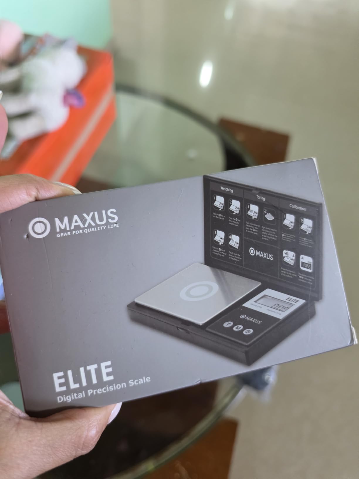 MAXUS Digital Pocket Gram Scale 500g x 0.01g High Precision with Tray customer photo 2