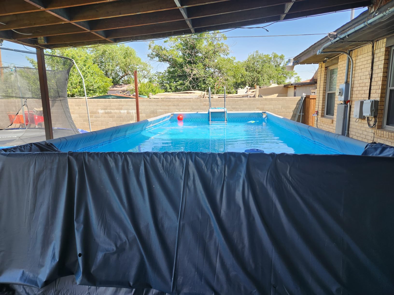 INTEX Ultra XTR 24ft x 12ft 52 in Above Ground Swimming Pool Set w/Pump | 26363EH - 2100 GPH Sand Filter Pump, Ladder, Pool Cover & Ground Cloth Included - Strong Galvanized Steel Frame customer photo 2