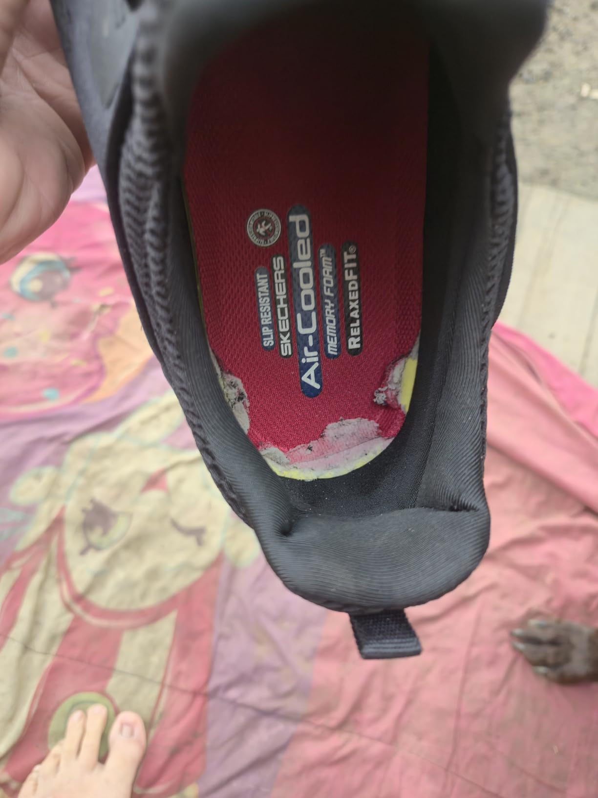 Skechers Men's Cessnock Bungee Slip On Slip Resistant Work Shoe customer photo 1