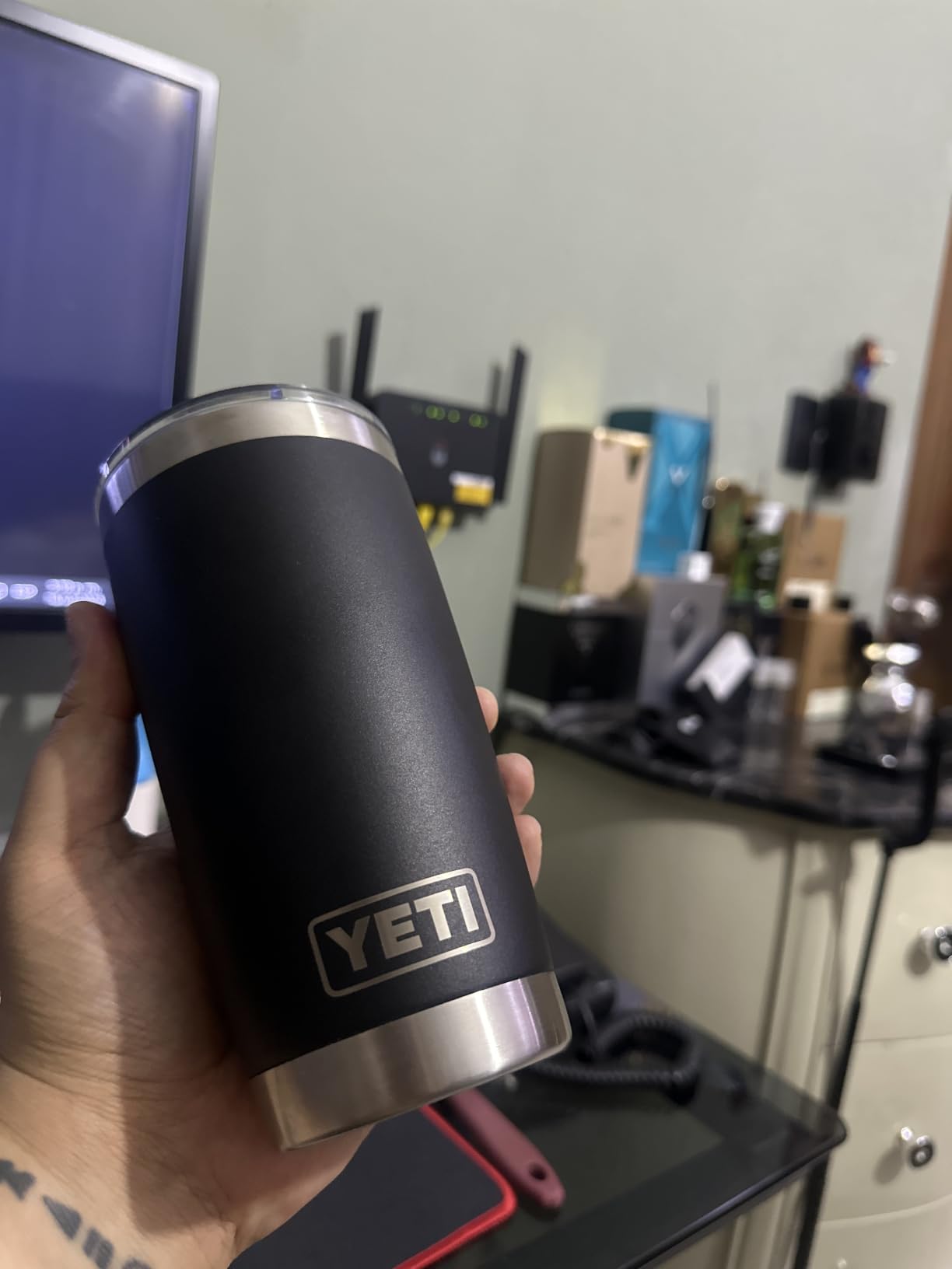 YETI Rambler 20 oz Stainless Steel Vacuum Insulated Tumbler w/MagSlider Lid customer photo 1