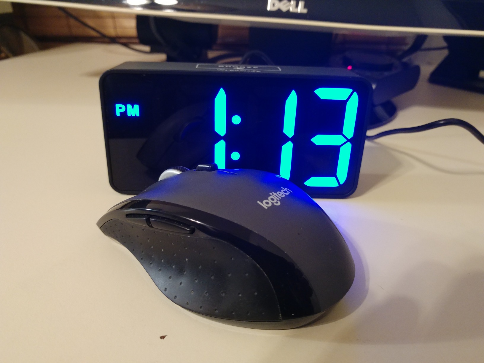 DreamSky Small Digital Alarm Clock for Bedroom, Large Big Numbers Display | Clocks for Living Room, Electric Bedside Desk Clock with USB Charging Port, Dimmer, Adjustable Volume, USB-C Adapter Powered customer photo 1