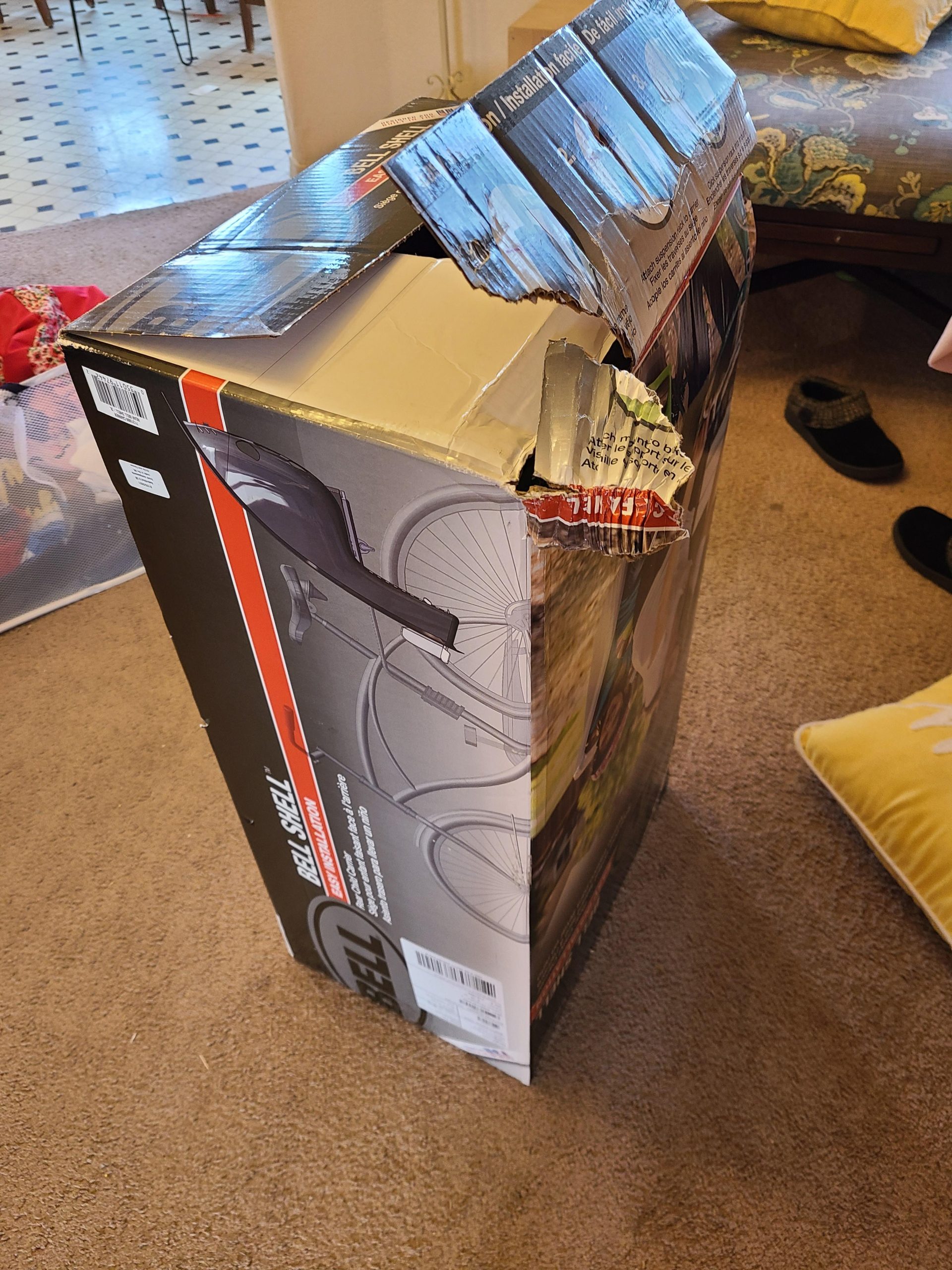 BELL Shell Rear Child Carrier in Gray customer photo 1