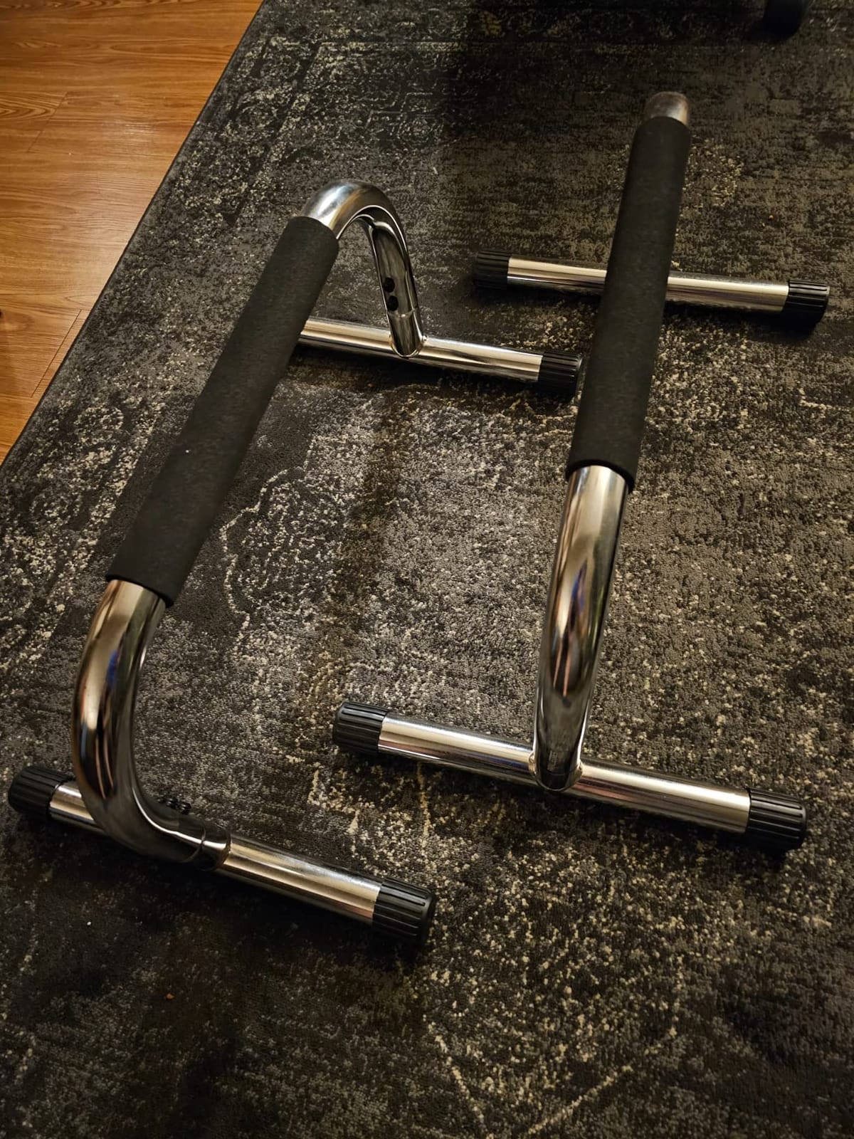 Lebert Fitness Parallette Push Up Bars Dip Station Stand - Perfect for Home and Garage Gym Exercise Equipment - Gymnastics, Calisthenics, Strength Training Parallel Bars for Men and Women customer photo 2
