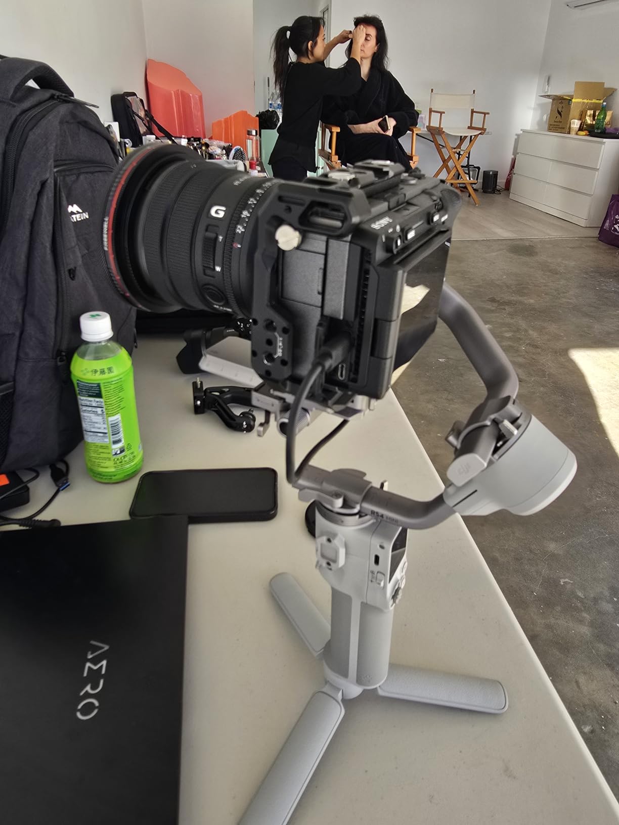 DJI RS 4 Mini, Gimbal Stabilizer for Camera, Canon/Sony/Nikon/Fujifilm | 3rd-Gen Native Vertical Shooting, 2nd-Gen Automated Axis Locks, Teflon Enhanced Balancing customer photo 1