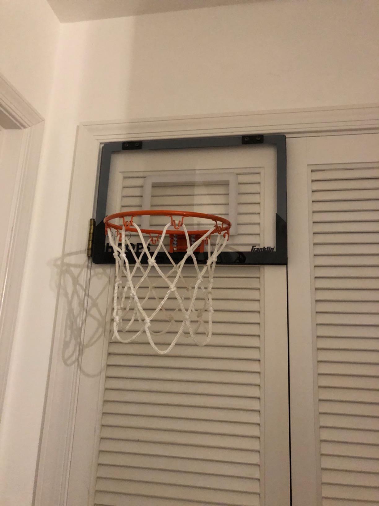 Franklin Sports Pro Hoops Over The Door Mini Basketball Hoop customer photo 2