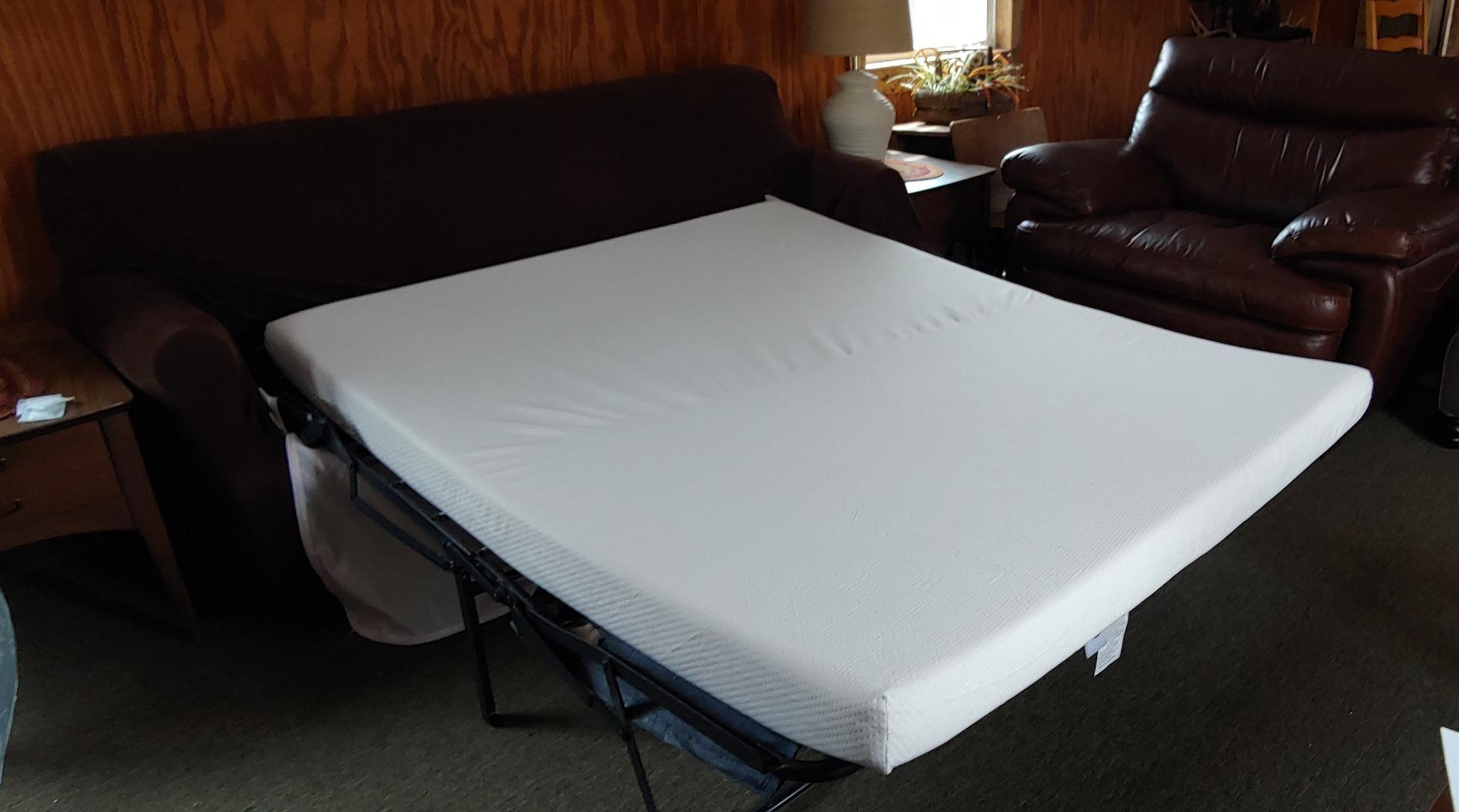 Milliard 4.5-Inch Memory Foam Sofa Bed Mattress Replacement, Queen Size, Pull Out Sofa Bed Queen Size, Sleeper Mattress & Couch Beds, Premium Comfort customer photo 1