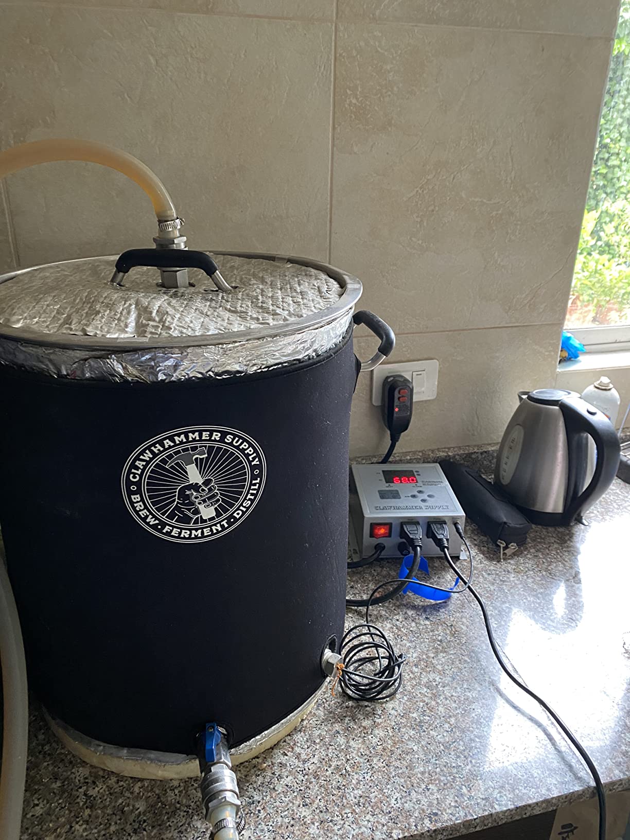 Clawhammer Supply 10.5 Gallon Electric All-in-One Brewing System - Digital, Semi-Automated, 120V, BIAB All Grain & Extract, 304 Stainless Steel customer photo 1