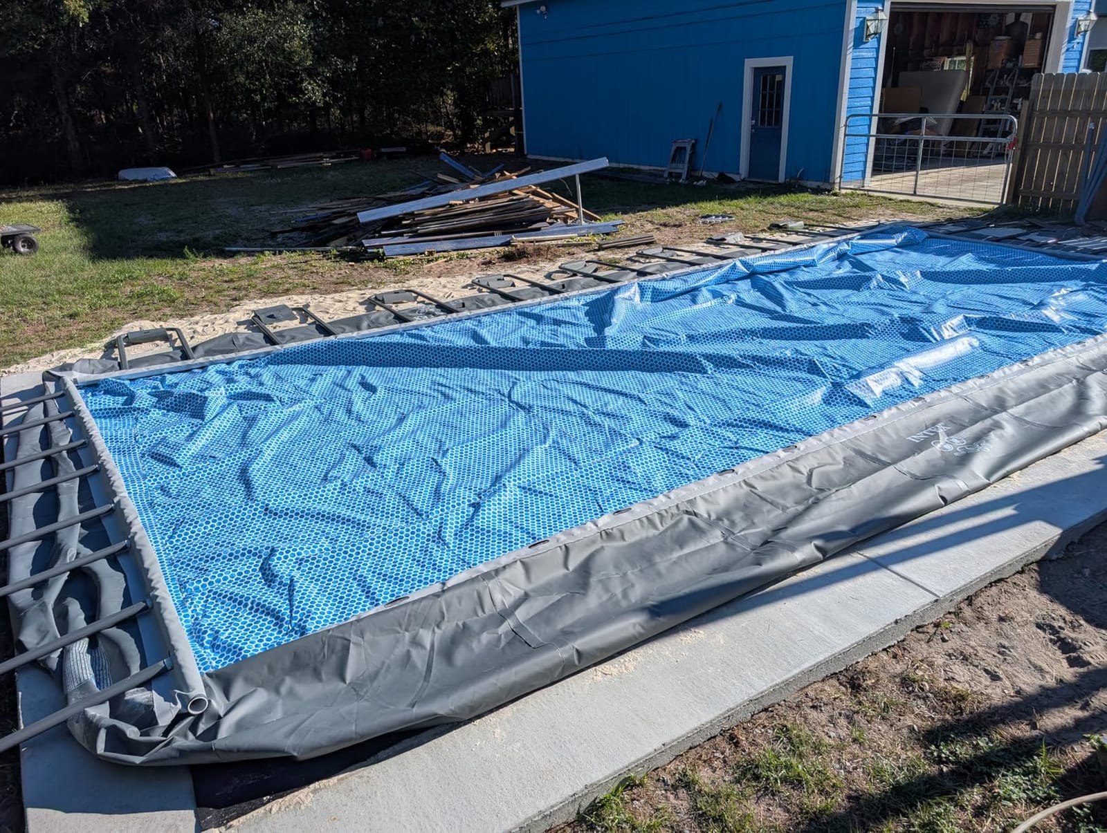 INTEX Ultra XTR 24ft x 12ft x 52in Above Ground Swimming Pool Set w/Pump | 26367EH - 2100 GPH Sand Filter Pump, Saltwater System, Maintenance Kit & Volleyball Game Included - Strong Galvanized Steel customer photo 1