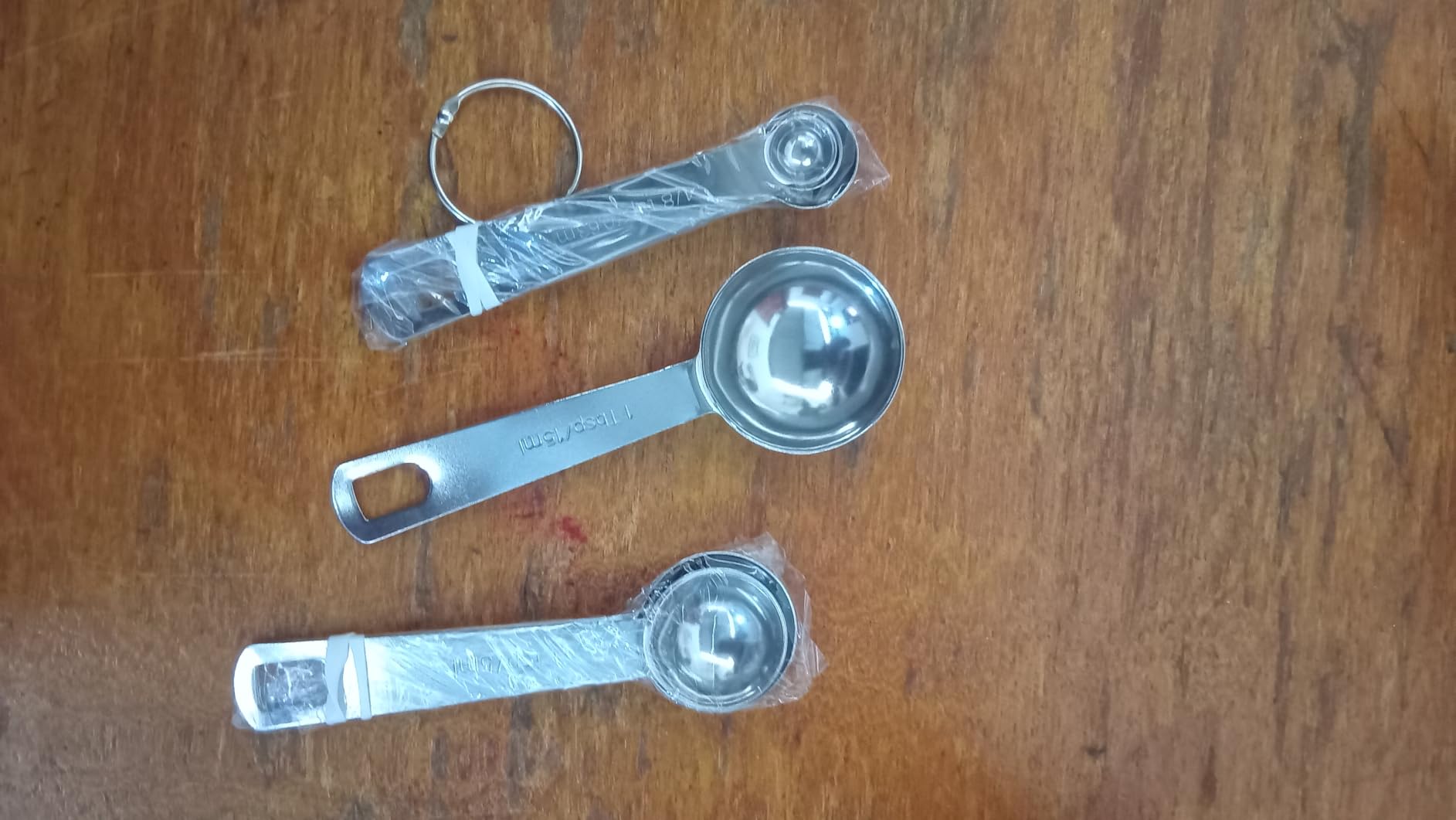Measuring Spoons, Premium Heavy Duty Stainless Steel Measuring Spoons Cups Set, Small Tablespoon with Metric and US Measurements, Set of 6 for Measuring Dry and Liquid Ingredients customer photo 1