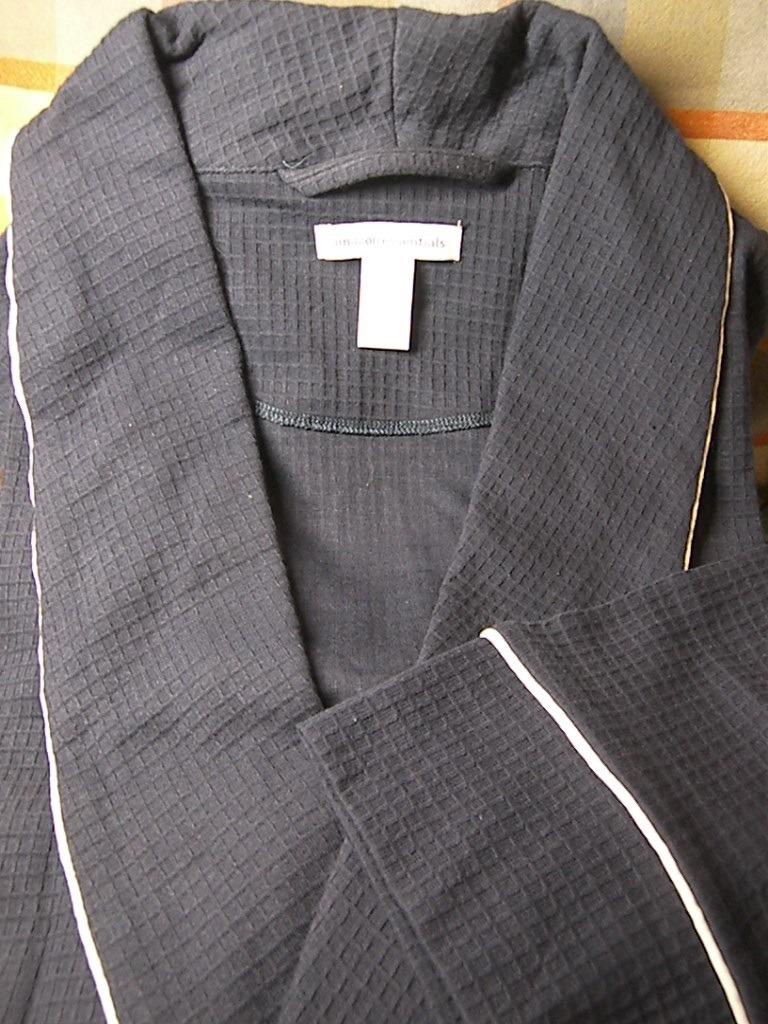 Men's Lightweight Cotton Waffle Bath Robe, Mid-Length Loungewear (Available in Big & Tall) customer photo 2