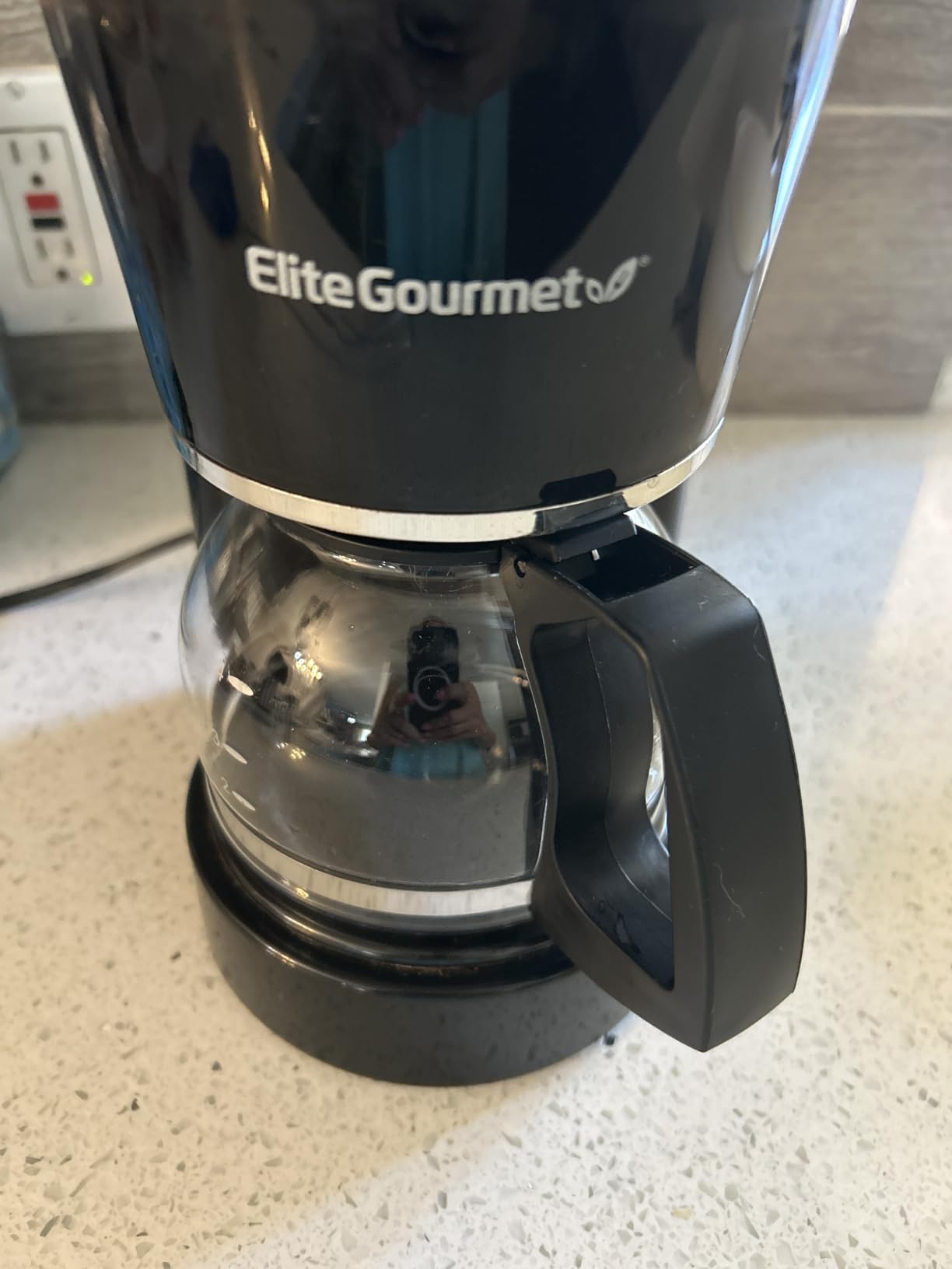 Elite Gourmet EHC-5055 Automatic 5-Cup Brew & Drip Coffee Maker with Pause N Serve Reusable Filter, On/Off Switch, Water Level Indicator customer photo 2