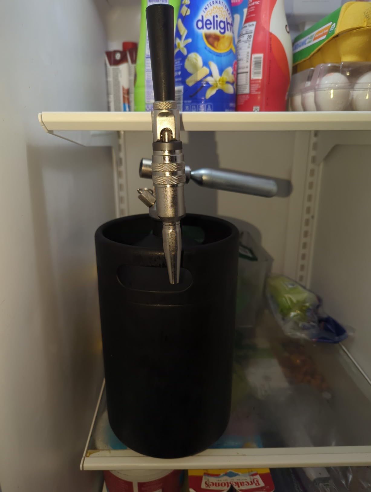 MRbrew Stout Beer Coffee Faucet 304 Stainless Steel Keg Beer Tap | For Cold Brew Coffee & Nitro Beer, Beer Faucet Homebrew Kegerator Tower Tap with Standard Black Plastic Tap Handle customer photo 1