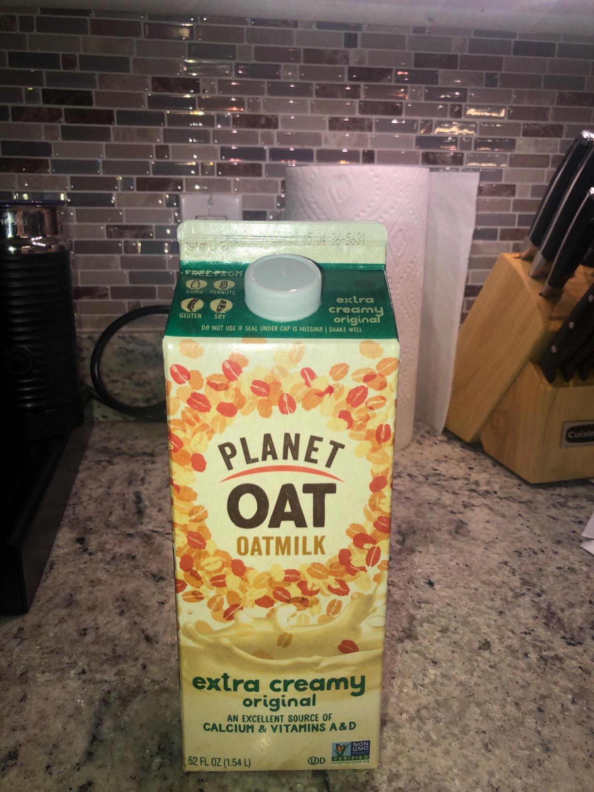 Planet Oat Extra Creamy Original Oatmilk, 52 oz customer photo 1