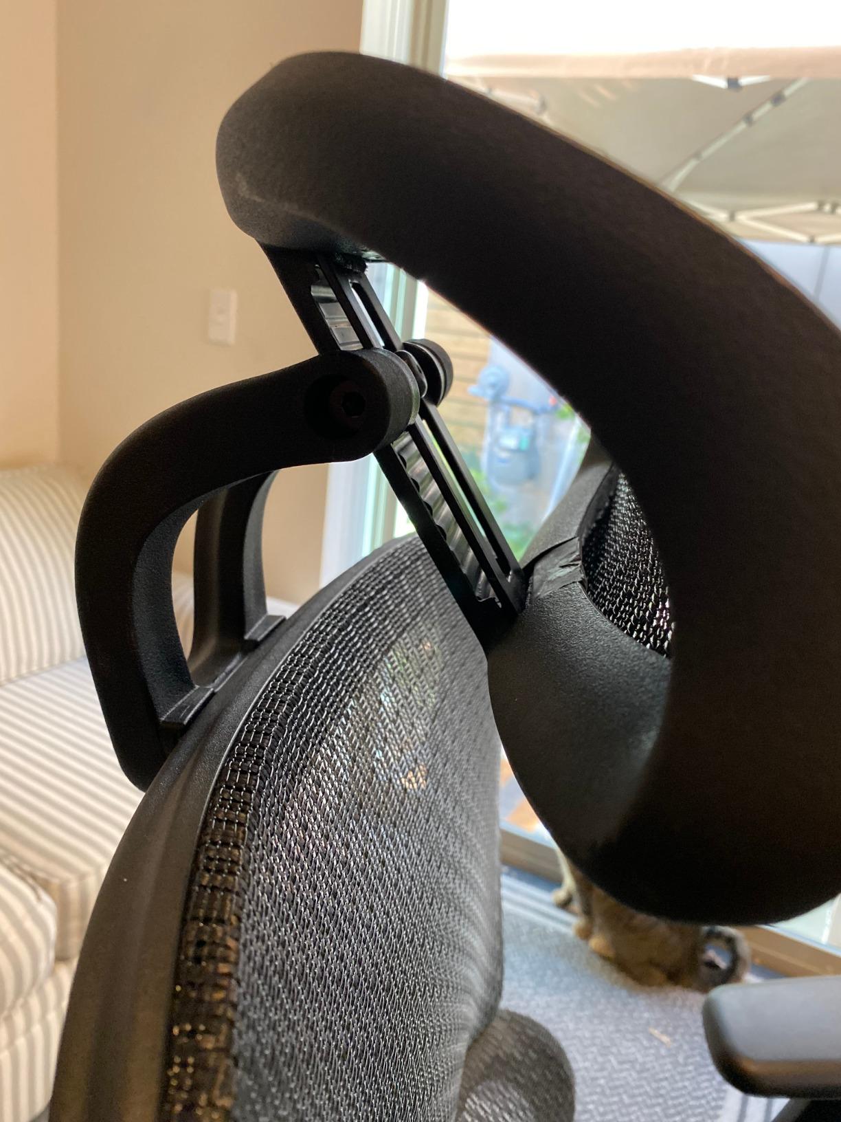 Nouhaus Ergo3D Ergonomic Office Chair Lumbar Support Mesh Office Chair with 4D Adjustable Armrest, Adjustable Headrest and Wheels, Mesh High Back Home Office Desk Chairs(Black) customer photo 2