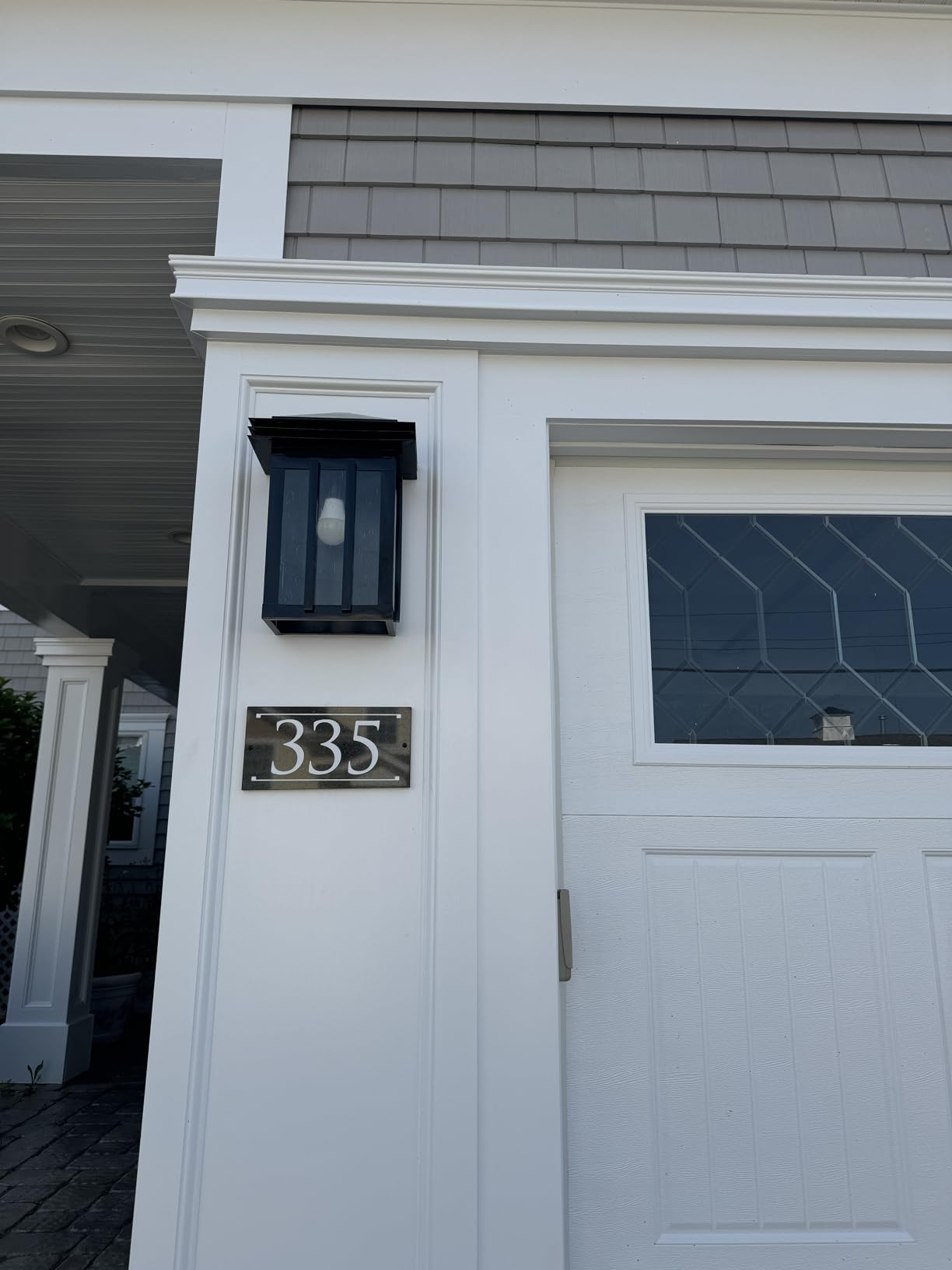 Stone Address Plaque With Engraved Numbers. Address Sign Made from solid, real stone. Four Sizes customer photo 2