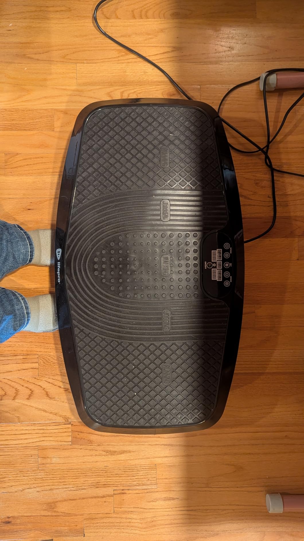 Lifepro Turbo & Hovert 3D Vibration Plate Exercise Machine with 99 Speeds | Dual Motor, 8 Presets, 330 lb Capacity, Remote Control - Low-Impact Vibration Plate for Lymphatic Drainage & Body Toning customer photo 2