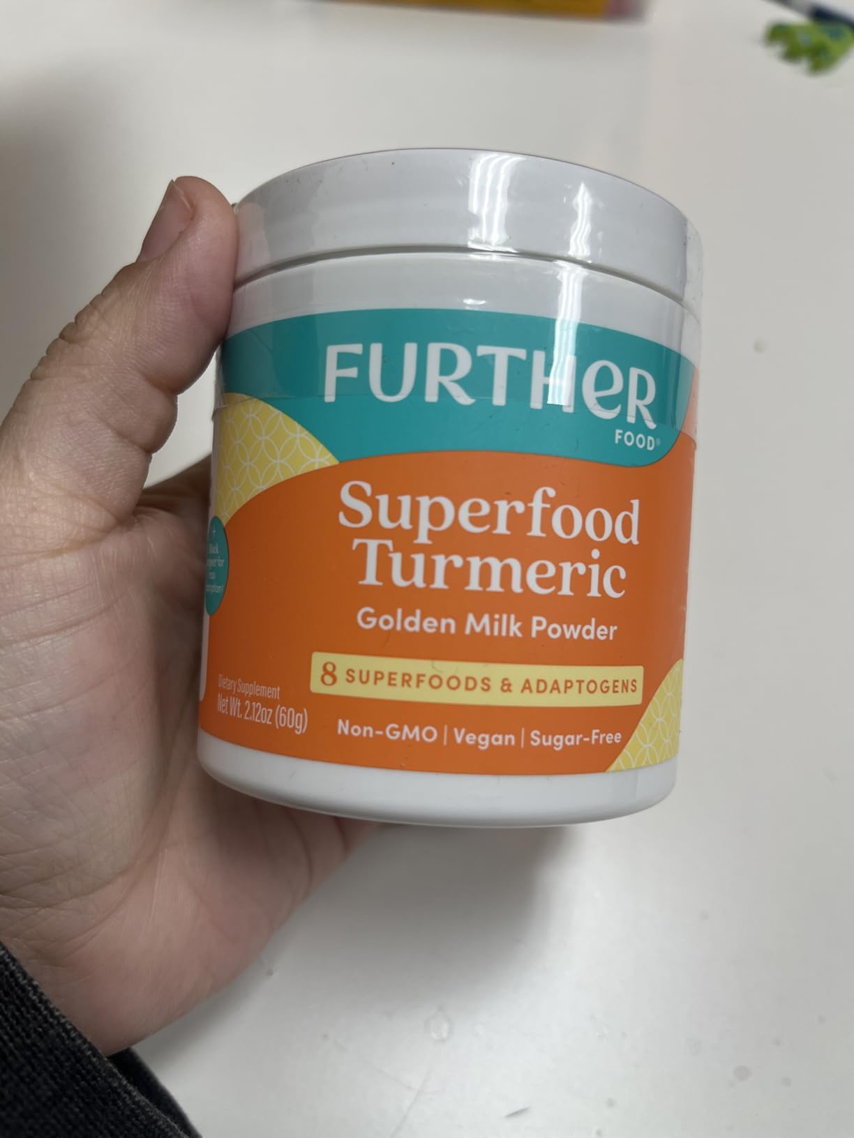 Further Food Superfood Turmeric Root Powder, Golden Milk Blend, 2.12 Oz customer photo 1