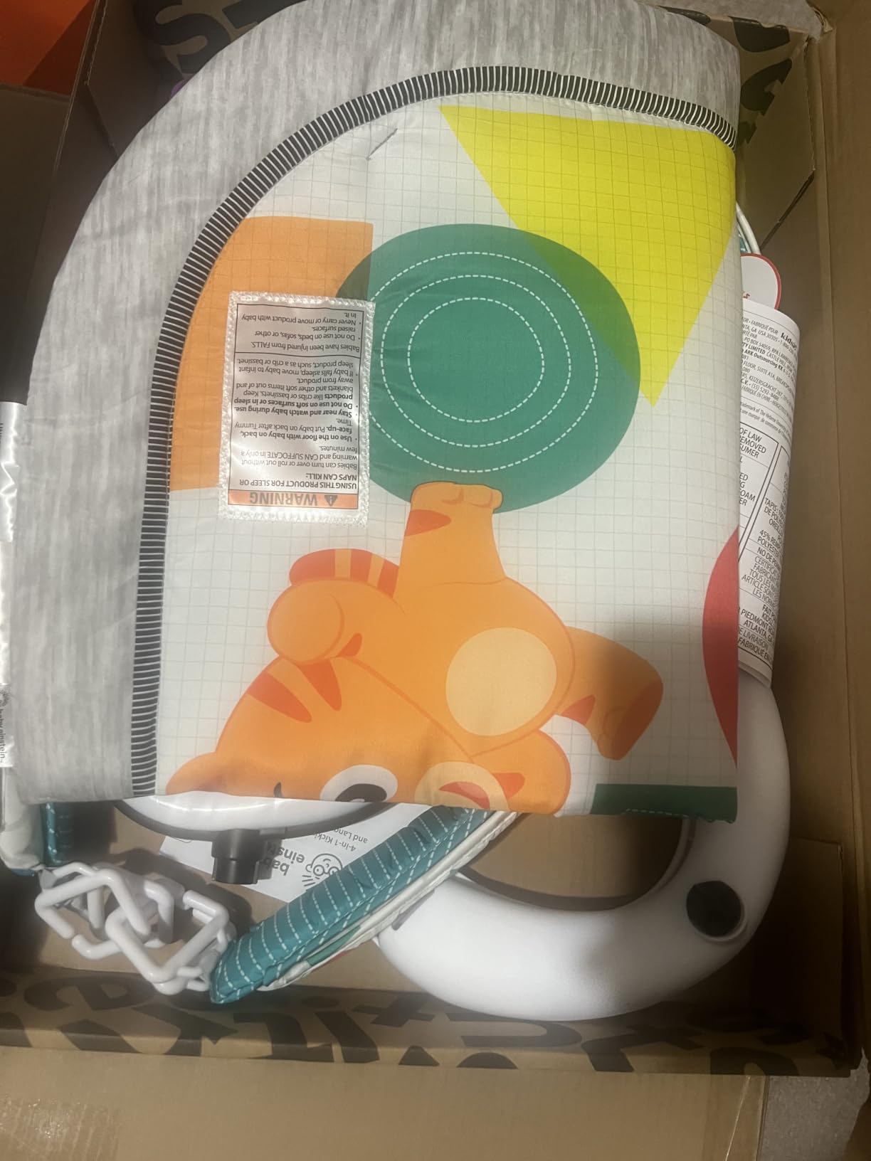 Baby Einstein 4-in-1 Kickin' Tunes Music and Language Play Gym and Piano Tummy Time Activity Mat customer photo 1