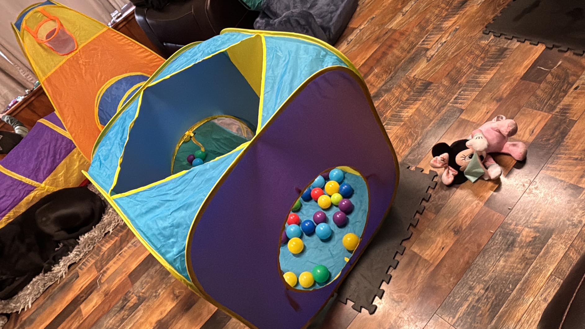 Gift for Toddler Boys & Girls, Ball Pit, Play Tent and Tunnels for Kids, Best Birthday Gift for 3 4 5 Year Old Pop Up Baby Play Toy, Target Game w/ 4 Darts Indoor & Outdoor customer photo 2
