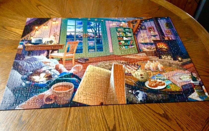 Ravensburger Cozy Retreat 500 Piece Large Format Jigsaw Puzzle - Premium Quality Puzzles for Adults customer photo 1