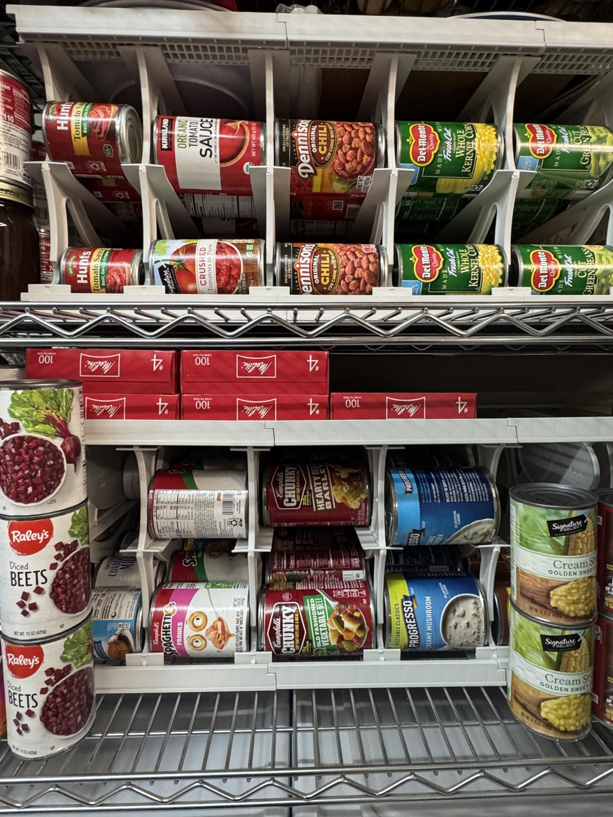 Shelf Reliance Cansolidator Pantry Plus - 1-Pack Can Organizer for Pantry, Stackable Soda Can Storage for Kitchen, Holds 60 Cans of Food or Soda customer photo 1
