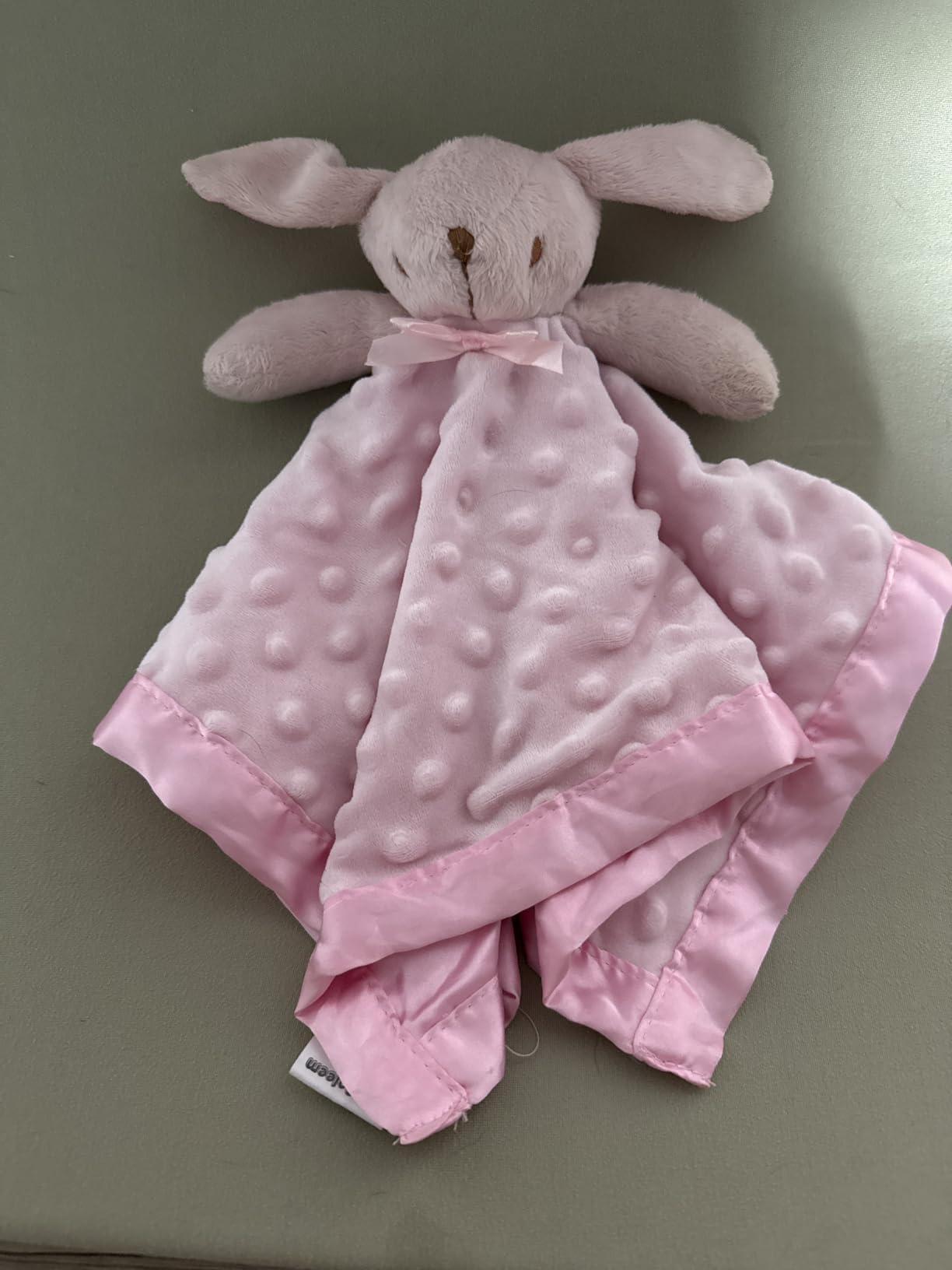Pro Goleem Elephant Security Blanket, Soft Lovey Unisex Lovie Baby Gifts Grey 16 Inch customer photo 2