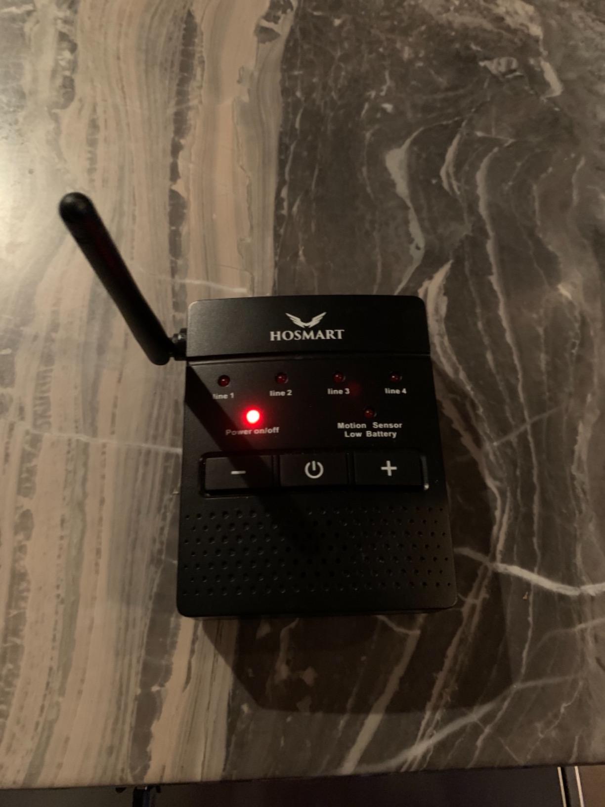 1/2 Mile Hosmart Driveway Alarm Wireless Motion Sensor System - Weatherproof Outdoor customer photo 2