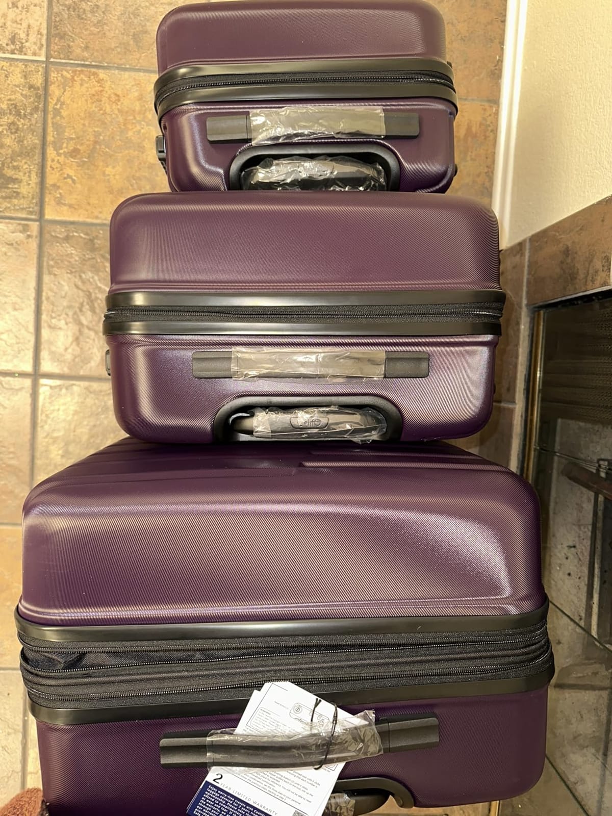 Coolife Lightweight Luggage with TSA Lock,3 Piece Set Gray | Suitcase Set with 360° Smooth-Rolling Dual Spinner Wheels,Expandable,Durable Hard Shell Suitcase for Family Travel customer photo 1
