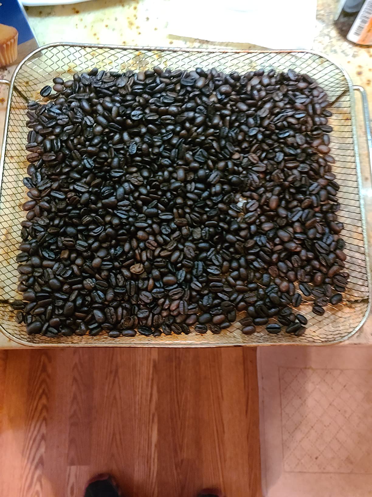 JIAWANSHUN Electric Coffee Bean Roaster Machine for Home Use,1.1lb Capacity | with Timer&0-240℃ Temperature Adjustment, Small Batch Coffee Roaster, Upgraded 110-120V customer photo 1