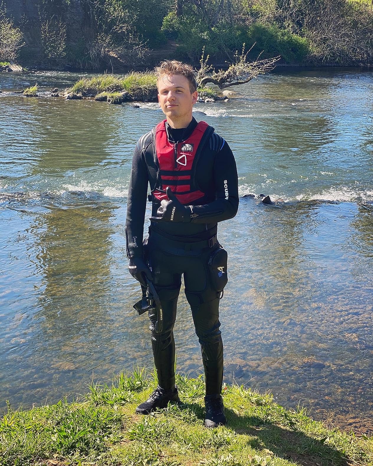 ZCCO Wetsuits Men's Women's 3mm Premium Neoprene Full Sleeve Dive Skin for Spearfishing, Snorkeling, Surfing, Canoeing, Scuba Diving Wet Suits customer photo 2