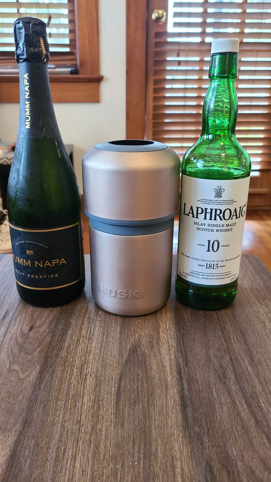 Huski Wine Chiller | Award Winning Iceless Design | Keeps Wine Cold up to 6 Hours | Wine Accessory | Next Generation Ice Bucket | Fits Some Champagne Bottles | Perfect Gift for Wine Lovers (Stainless) customer photo 2