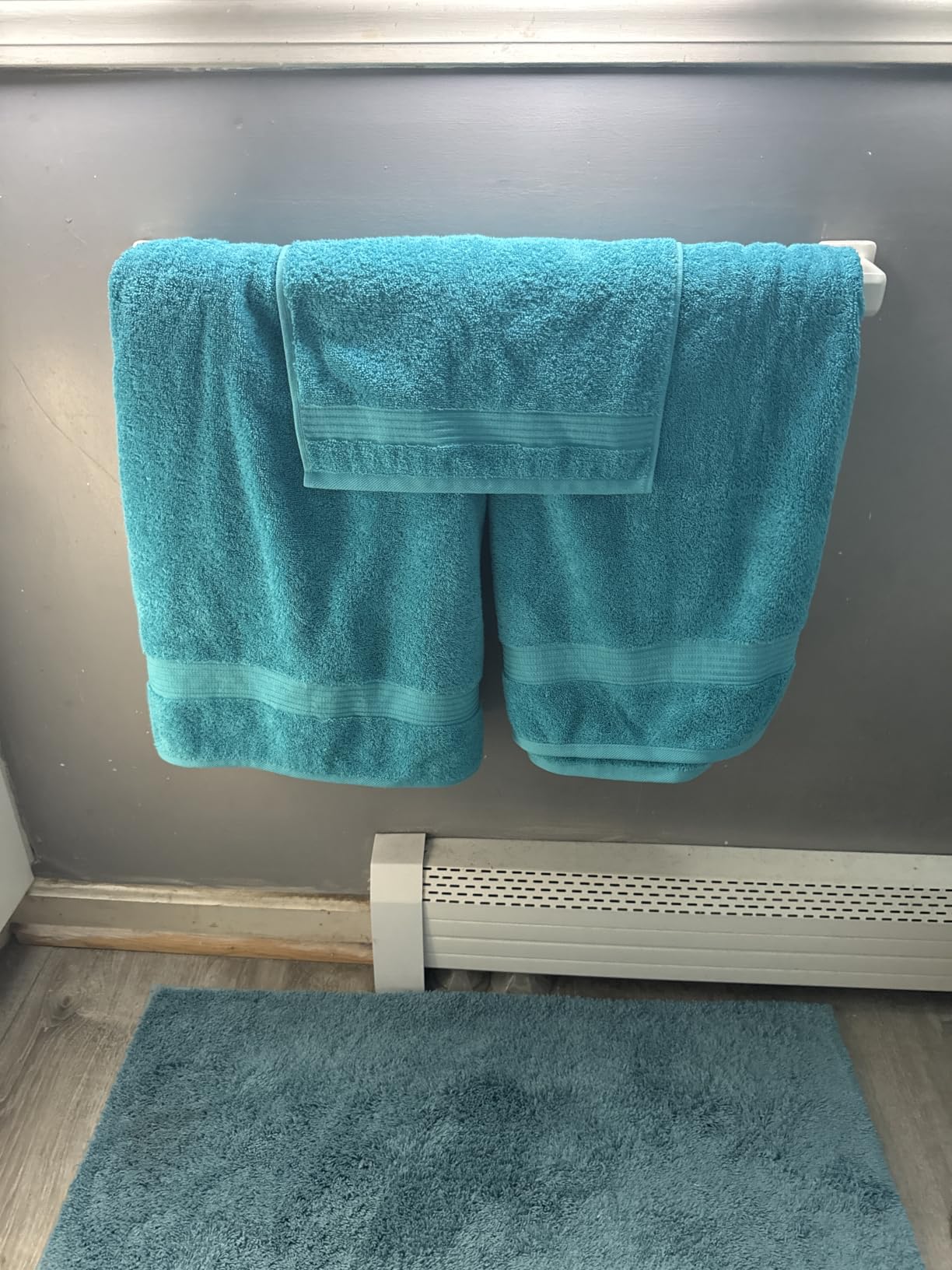 Cotton Paradise 100% Cotton Turkish Towel Set, Soft Absorbent Quick Dry, 6 Piece Towel Set, Beige customer photo 2