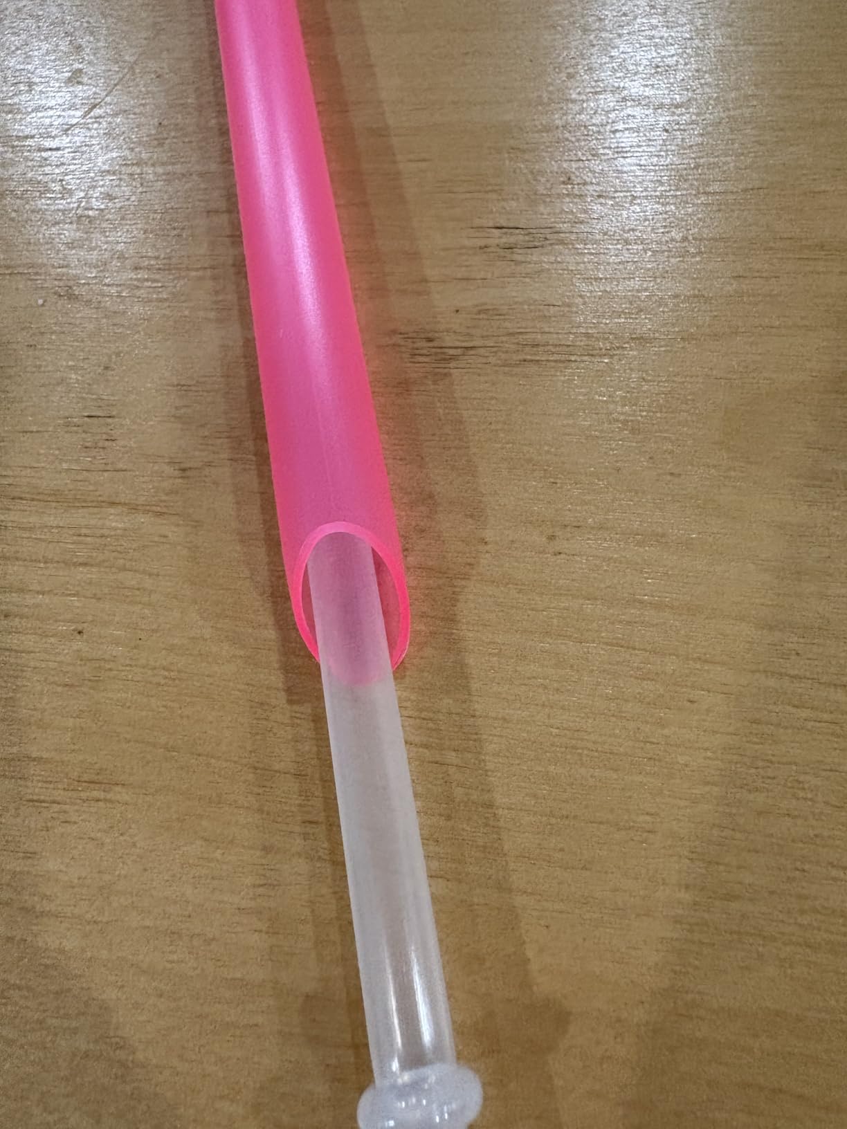 [Angled Tips] 8 Pcs Reusable Jumbo Wide Boba Straws & Smoothie Straws, Multi Colors Reusable Straw, BPA FREE Food-Grade Tritan Plastic Straw for Bubble Tea (Tapioca Boba Pearls) Milkshakes w/ 2 Brushes customer photo 2