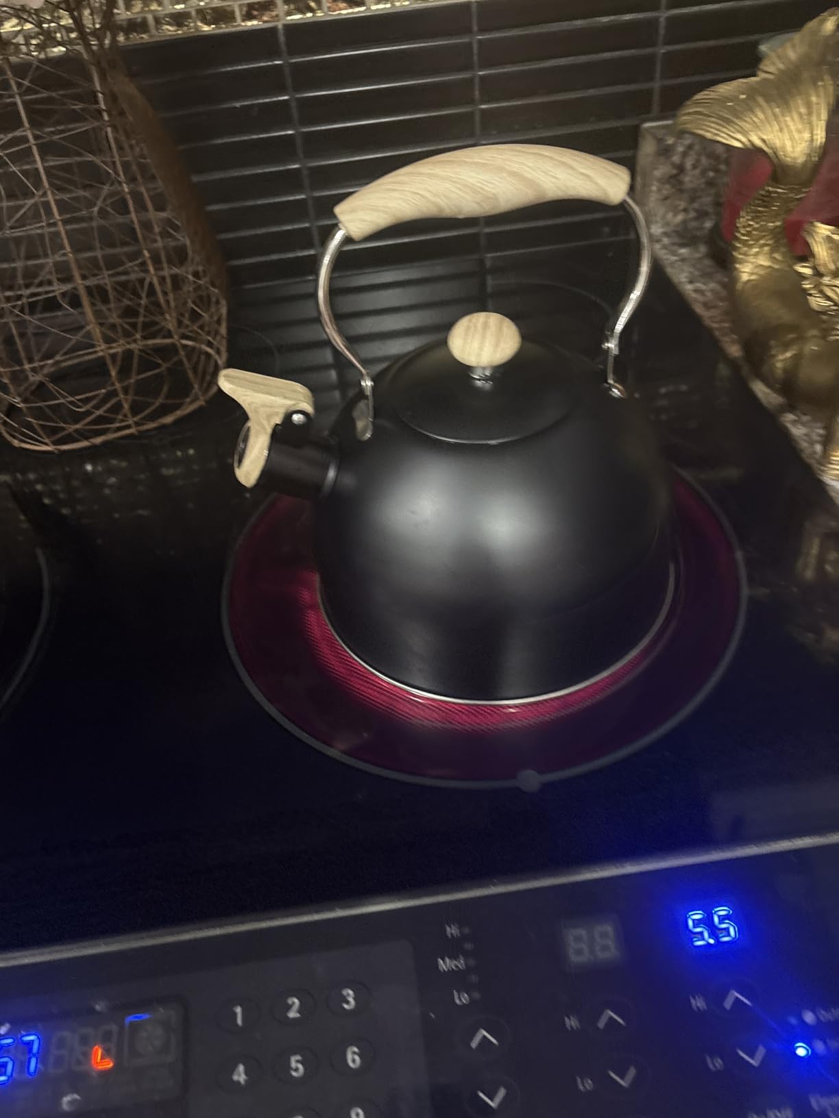 Lily's Home 2 Quart Whistling Tea Kettle, Stainless Steel Stovetop Kettle for Gas & Induction Tops, Classic Whistle Spout, Cool-Touch Handle for Safe Pouring - Perfect for Home, Kitchen, Dorm customer photo 2